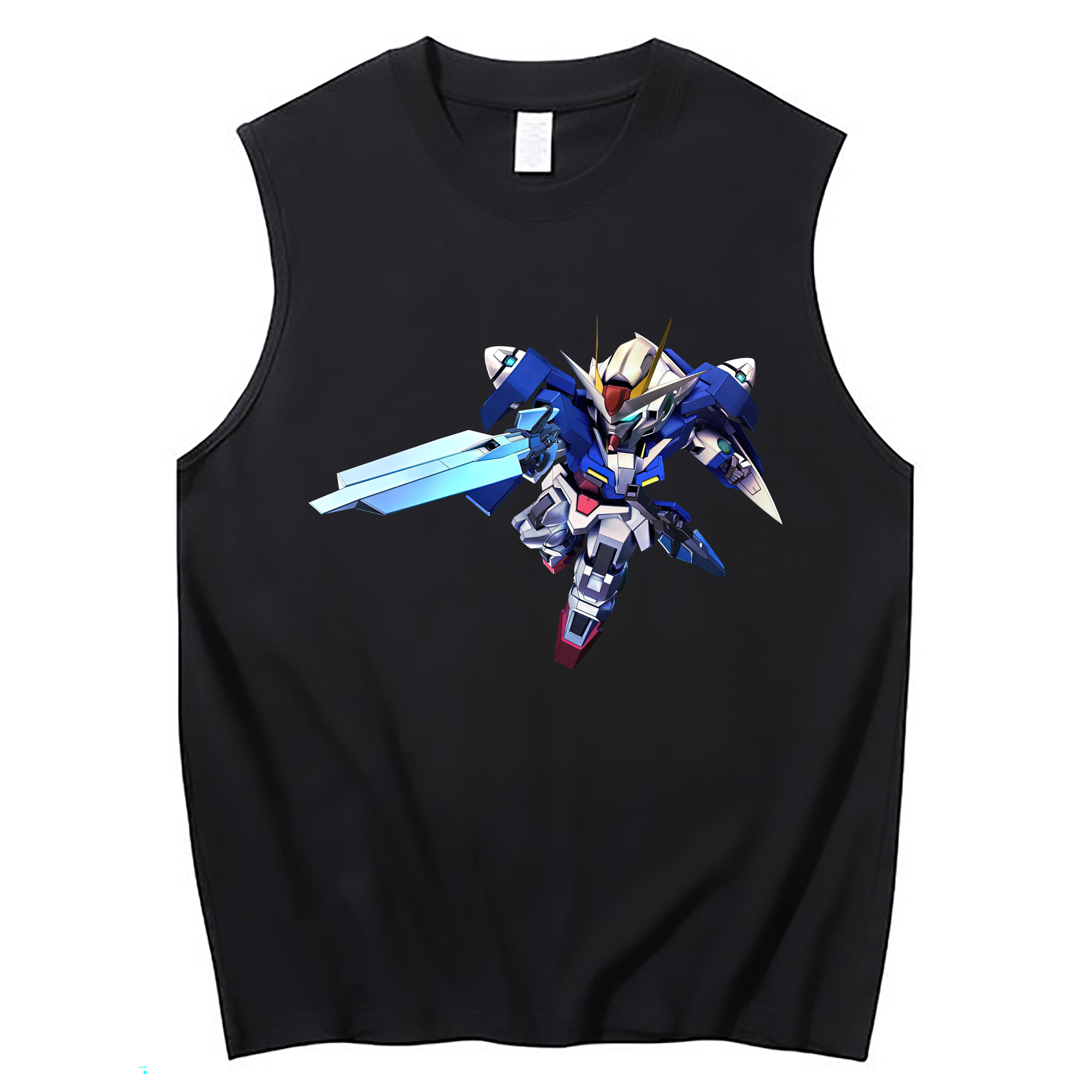 （画像用） 機動戦士ガンダム Mobile Suit Gundam コットン100％タンクトップ（フロントプリント）