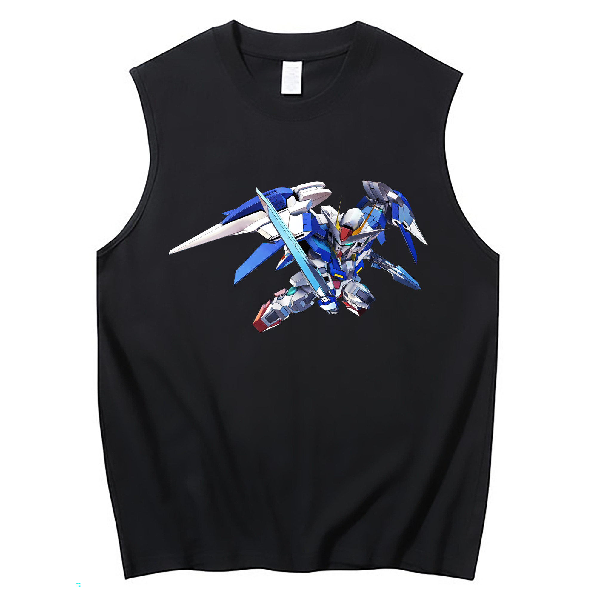 （画像用） 機動戦士ガンダム Mobile Suit Gundam コットン100％タンクトップ（フロントプリント）