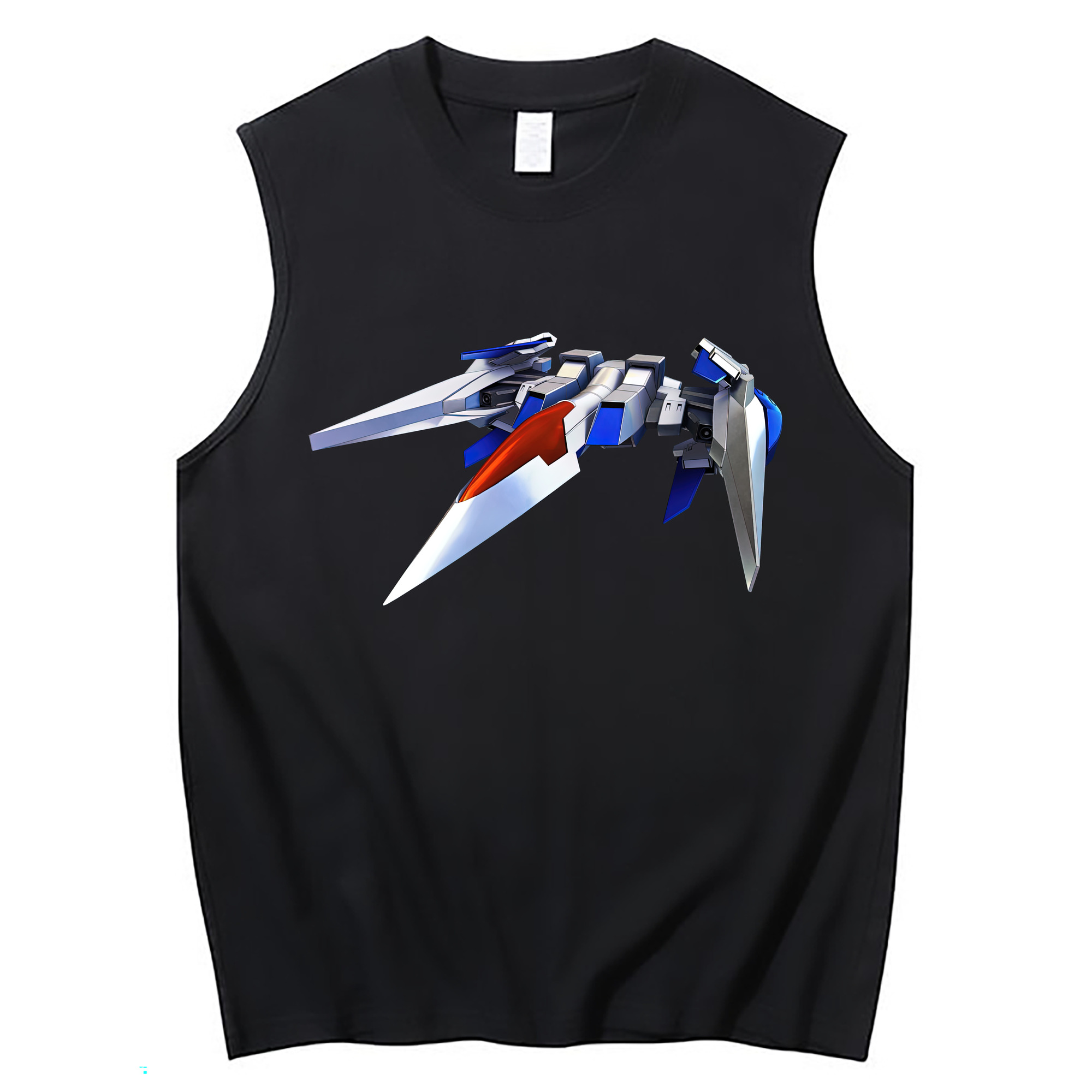 （画像用） 機動戦士ガンダム Mobile Suit Gundam コットン100％タンクトップ（フロントプリント）