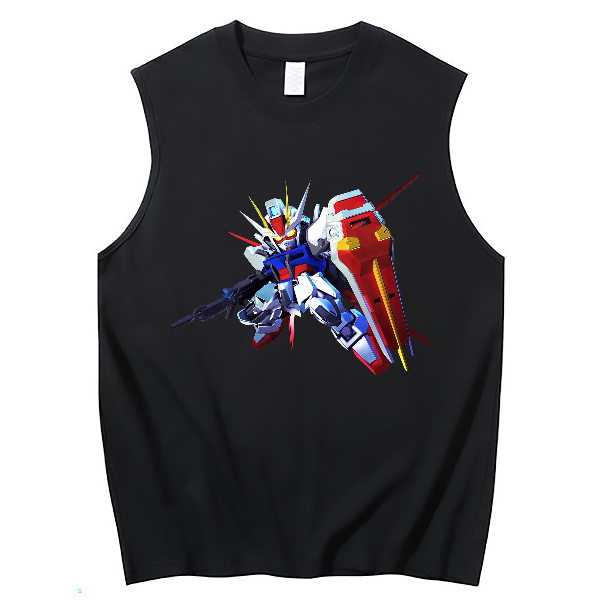 （画像用） 機動戦士ガンダム Mobile Suit Gundam コットン100％タンクトップ（フロントプリント）