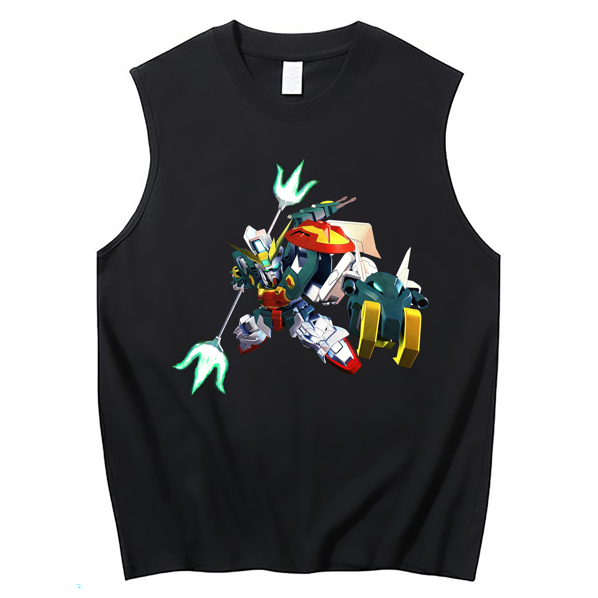 （画像用） 機動戦士ガンダム Mobile Suit Gundam コットン100％タンクトップ（フロントプリント）