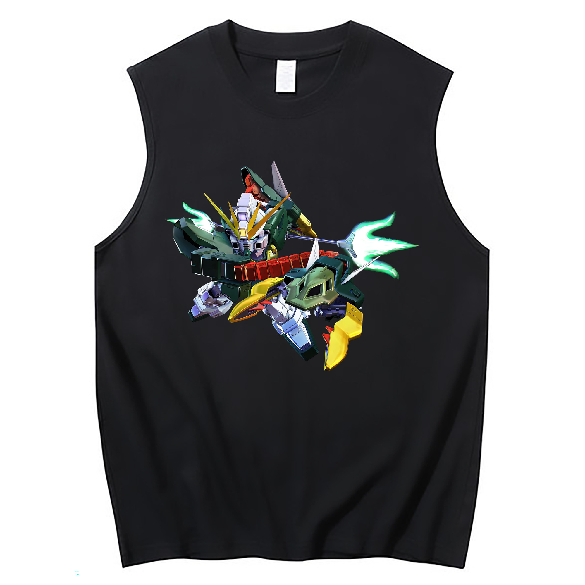 （画像用） 機動戦士ガンダム Mobile Suit Gundam コットン100％タンクトップ（フロントプリント）