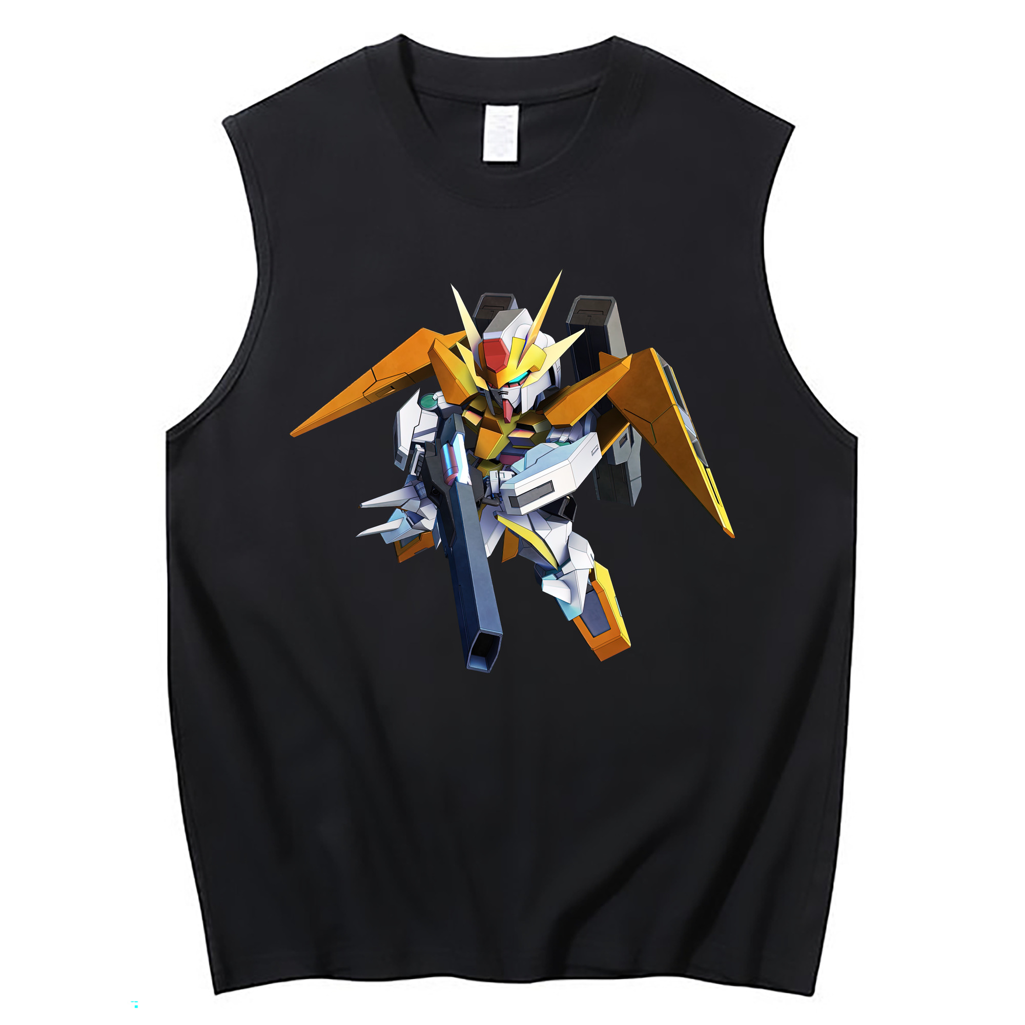 （画像用） 機動戦士ガンダム Mobile Suit Gundam コットン100％タンクトップ（フロントプリント）