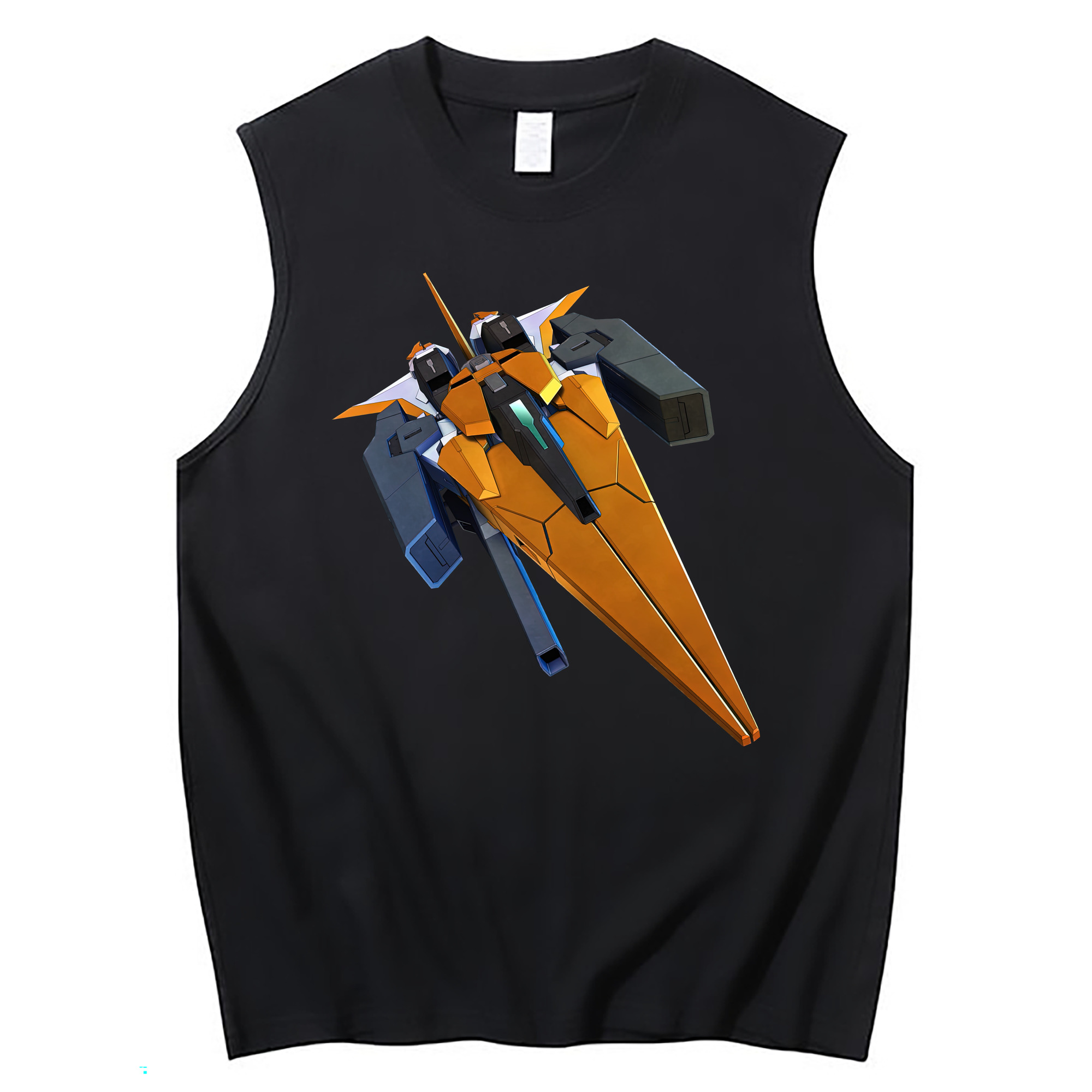 （画像用） 機動戦士ガンダム Mobile Suit Gundam コットン100％タンクトップ（フロントプリント）