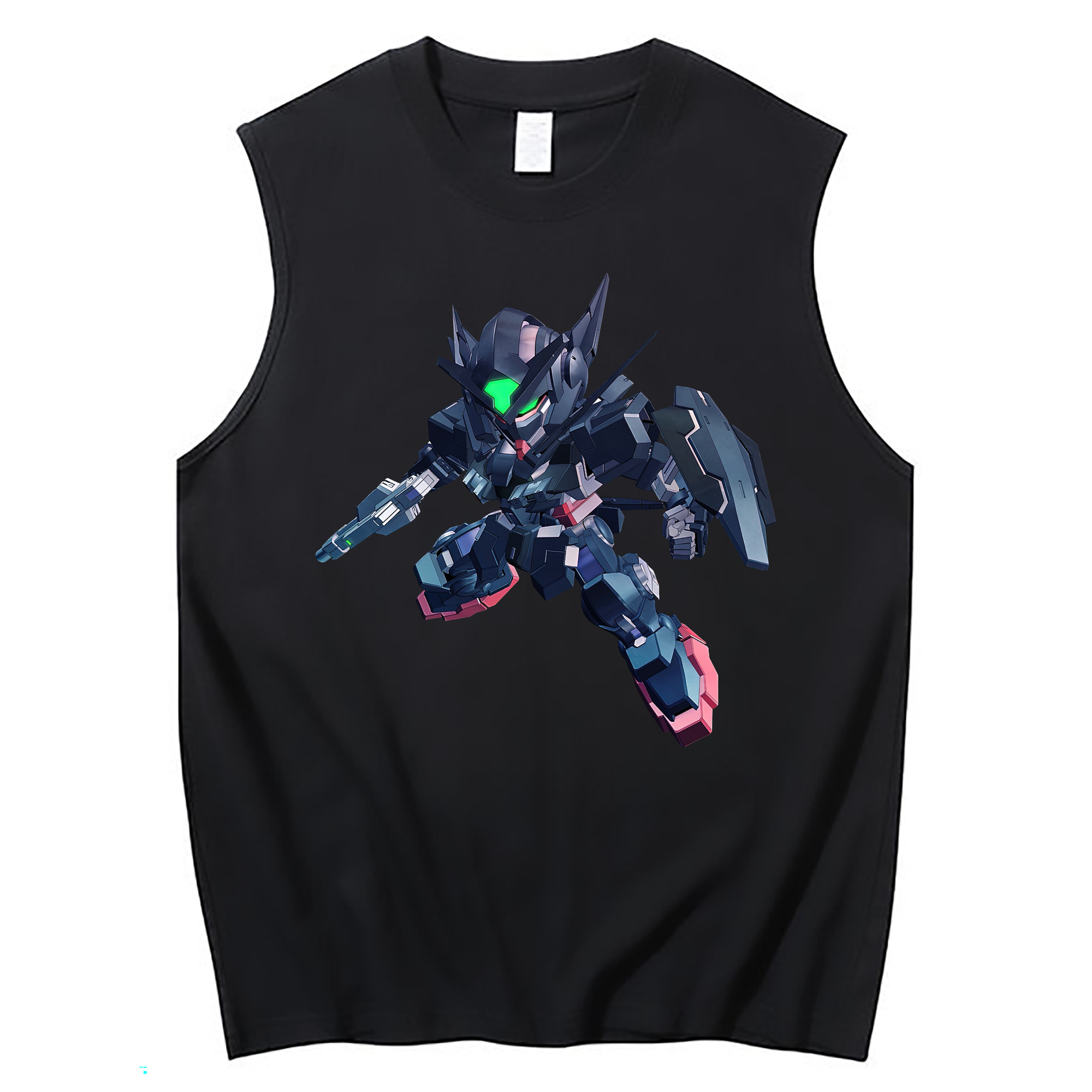 （画像用） 機動戦士ガンダム Mobile Suit Gundam コットン100％タンクトップ（フロントプリント）
