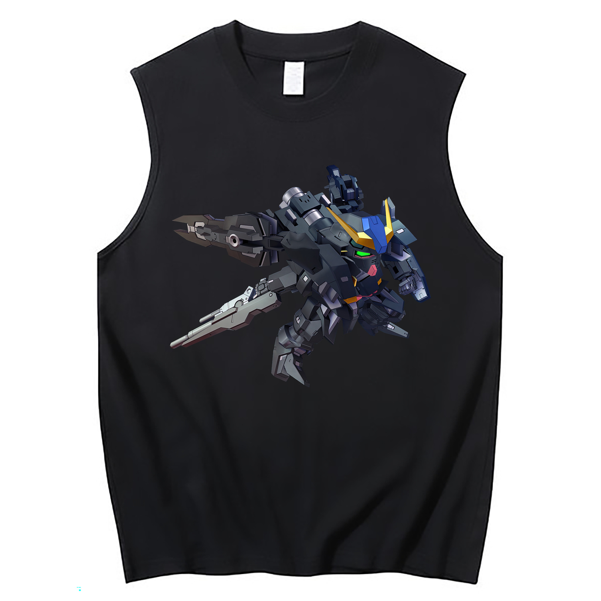（画像用） 機動戦士ガンダム Mobile Suit Gundam コットン100％タンクトップ（フロントプリント）