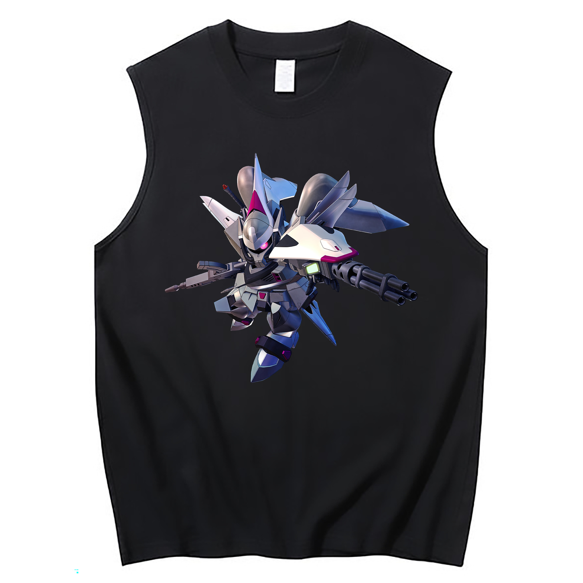 （画像用） 機動戦士ガンダム Mobile Suit Gundam コットン100％タンクトップ（フロントプリント）