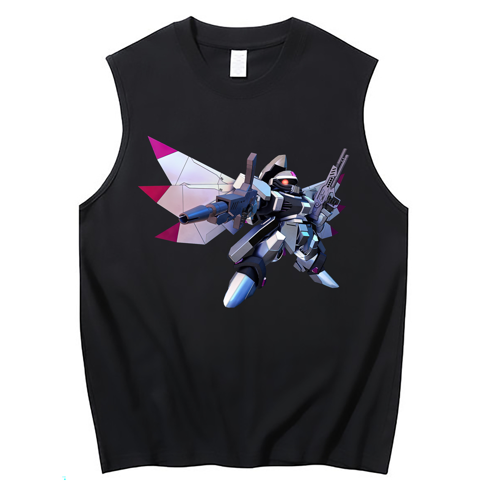 （画像用） 機動戦士ガンダム Mobile Suit Gundam コットン100％タンクトップ（フロントプリント）