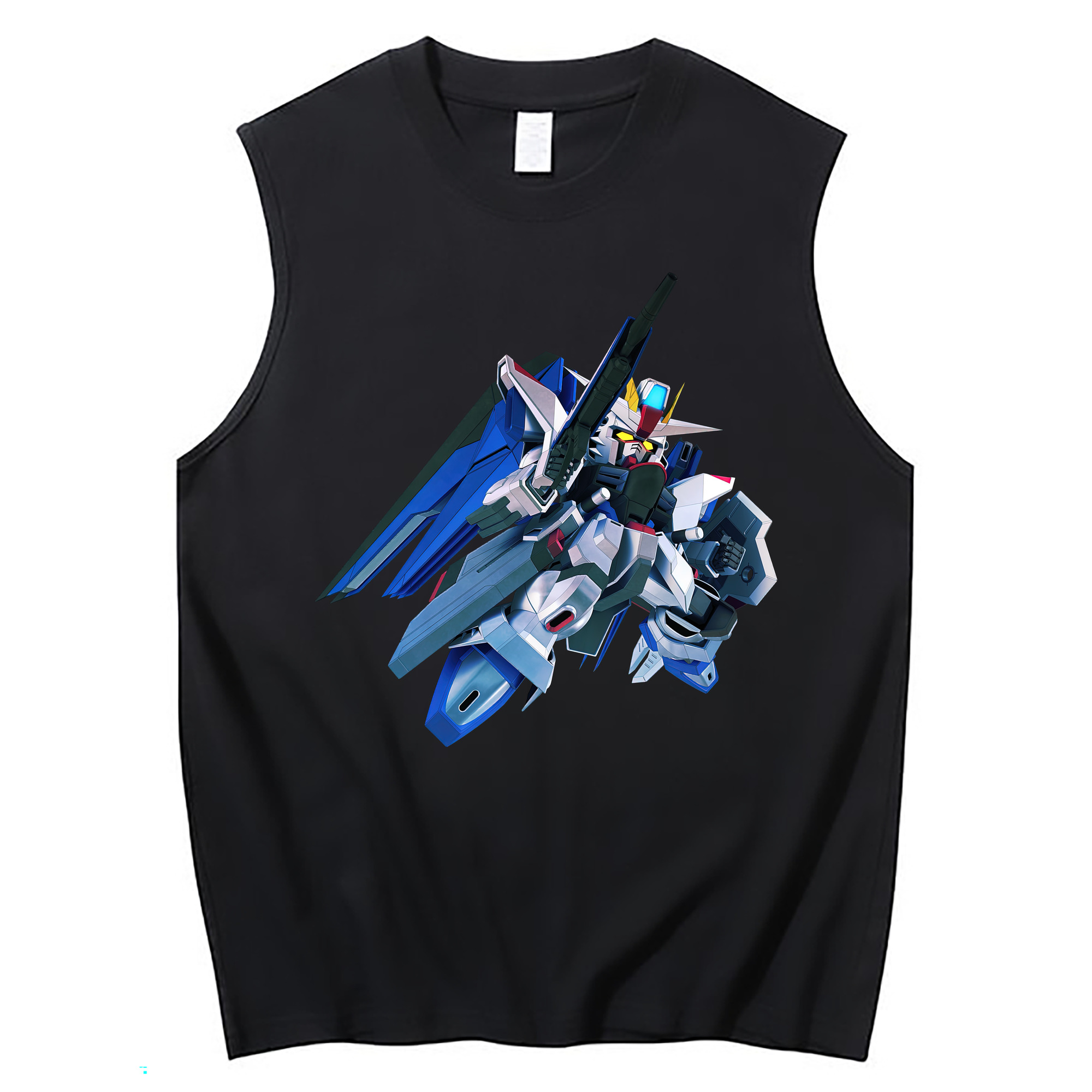 （画像用） 機動戦士ガンダム Mobile Suit Gundam コットン100％タンクトップ（フロントプリント）