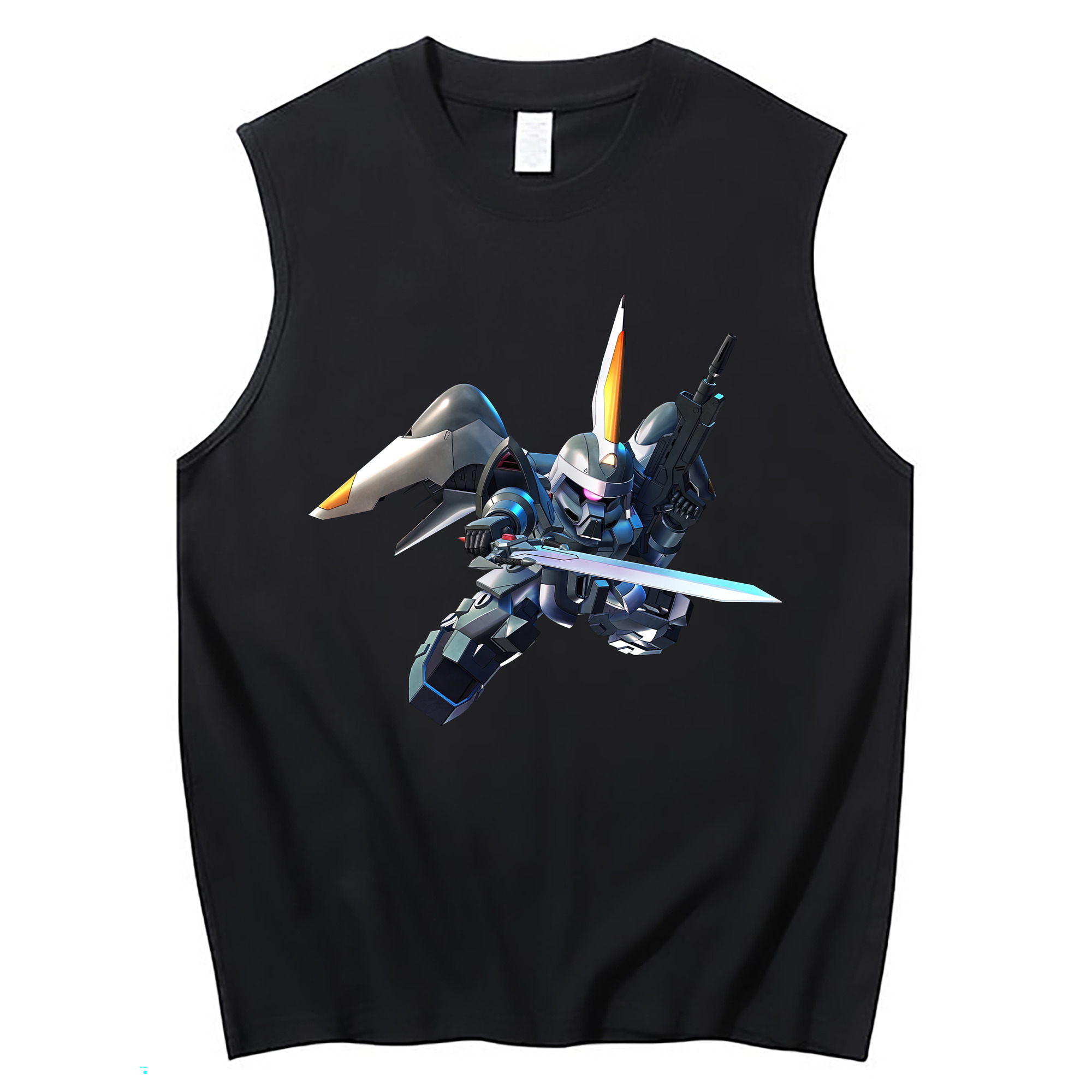 （画像用） 機動戦士ガンダム Mobile Suit Gundam コットン100％タンクトップ（フロントプリント）
