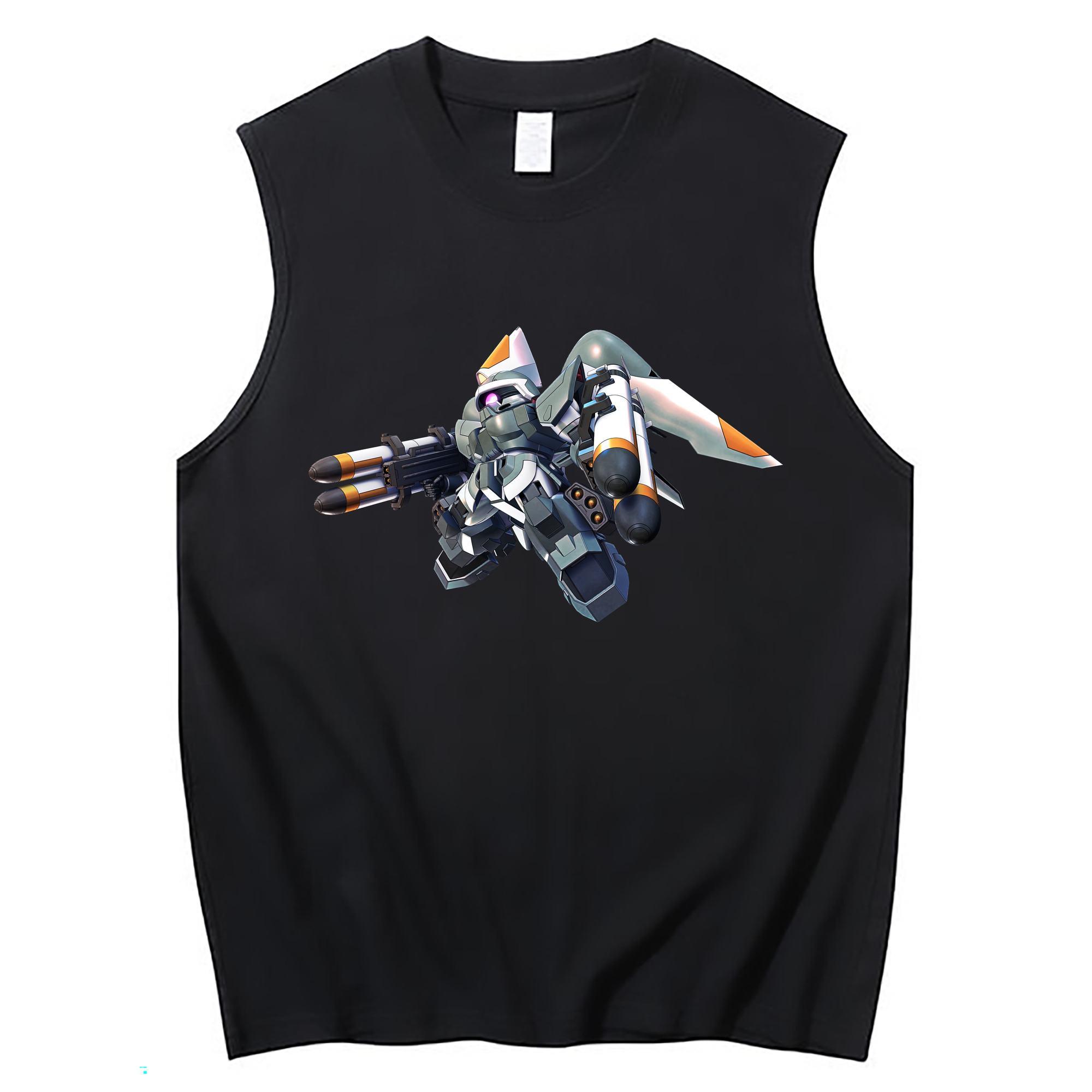 （画像用） 機動戦士ガンダム Mobile Suit Gundam コットン100％タンクトップ（フロントプリント）
