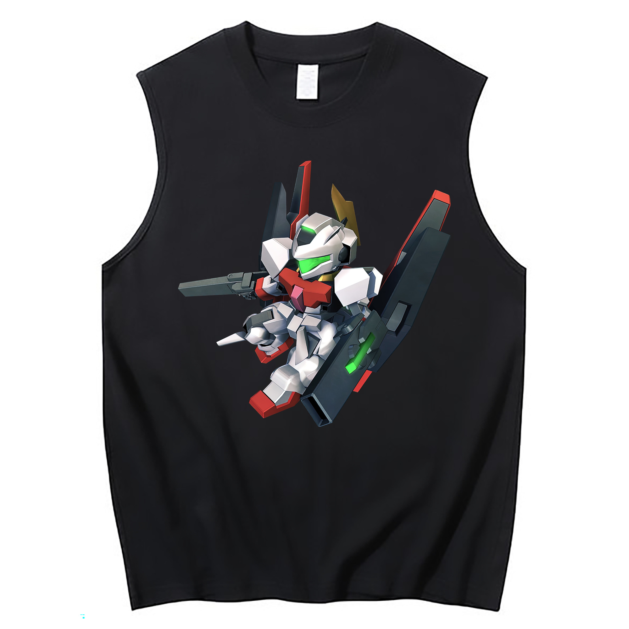 （画像用） 機動戦士ガンダム Mobile Suit Gundam コットン100％タンクトップ（フロントプリント）