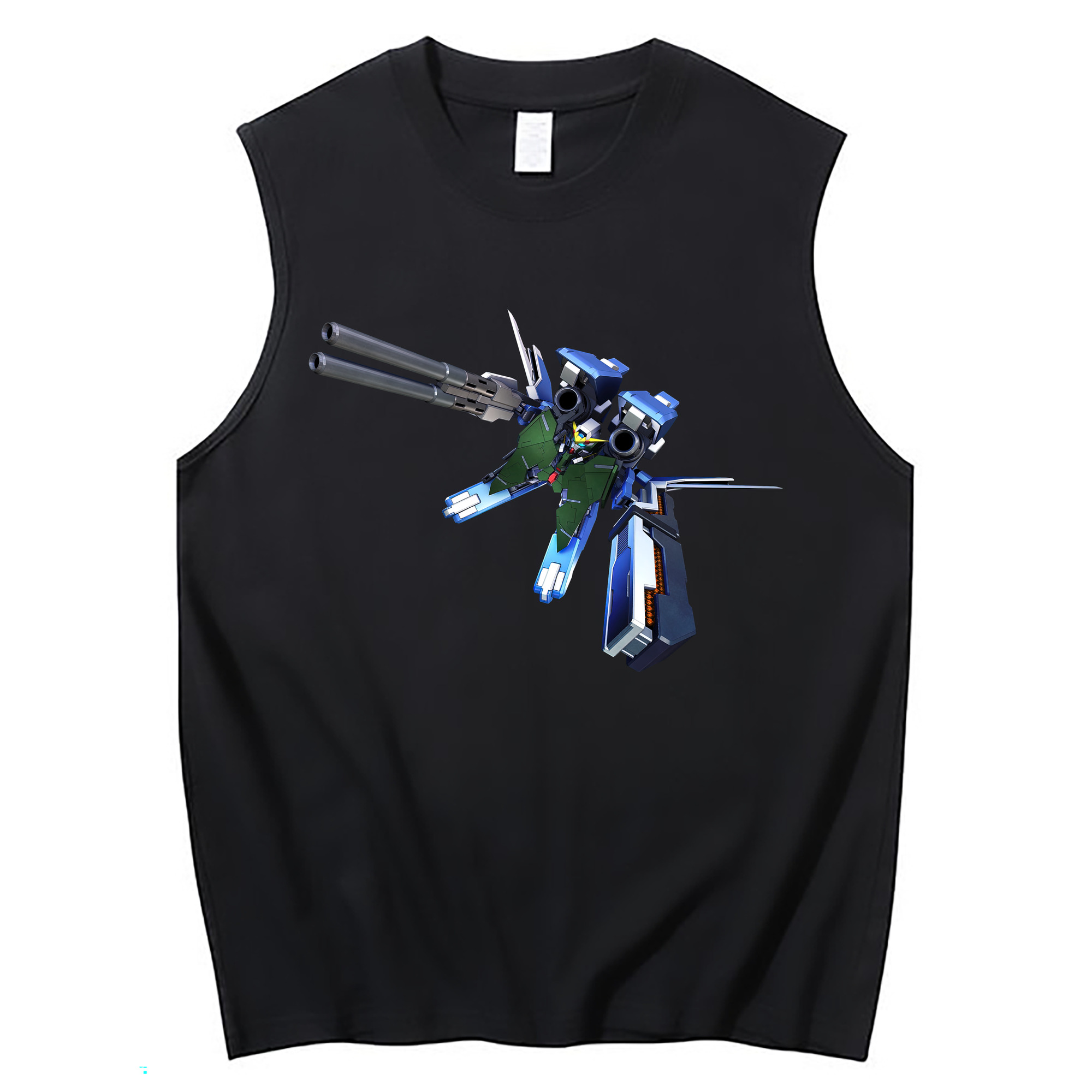 （画像用） 機動戦士ガンダム Mobile Suit Gundam コットン100％タンクトップ（フロントプリント）