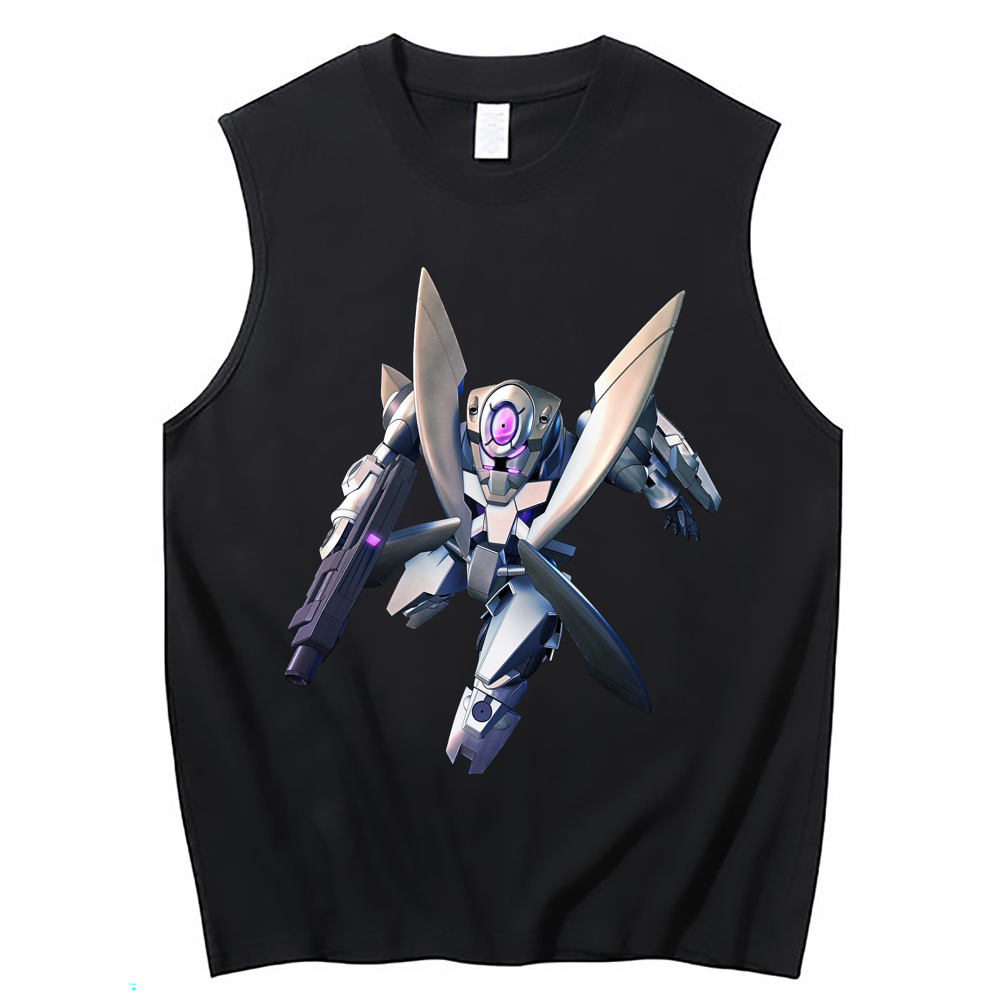 （画像用） 機動戦士ガンダム Mobile Suit Gundam コットン100％タンクトップ（フロントプリント）