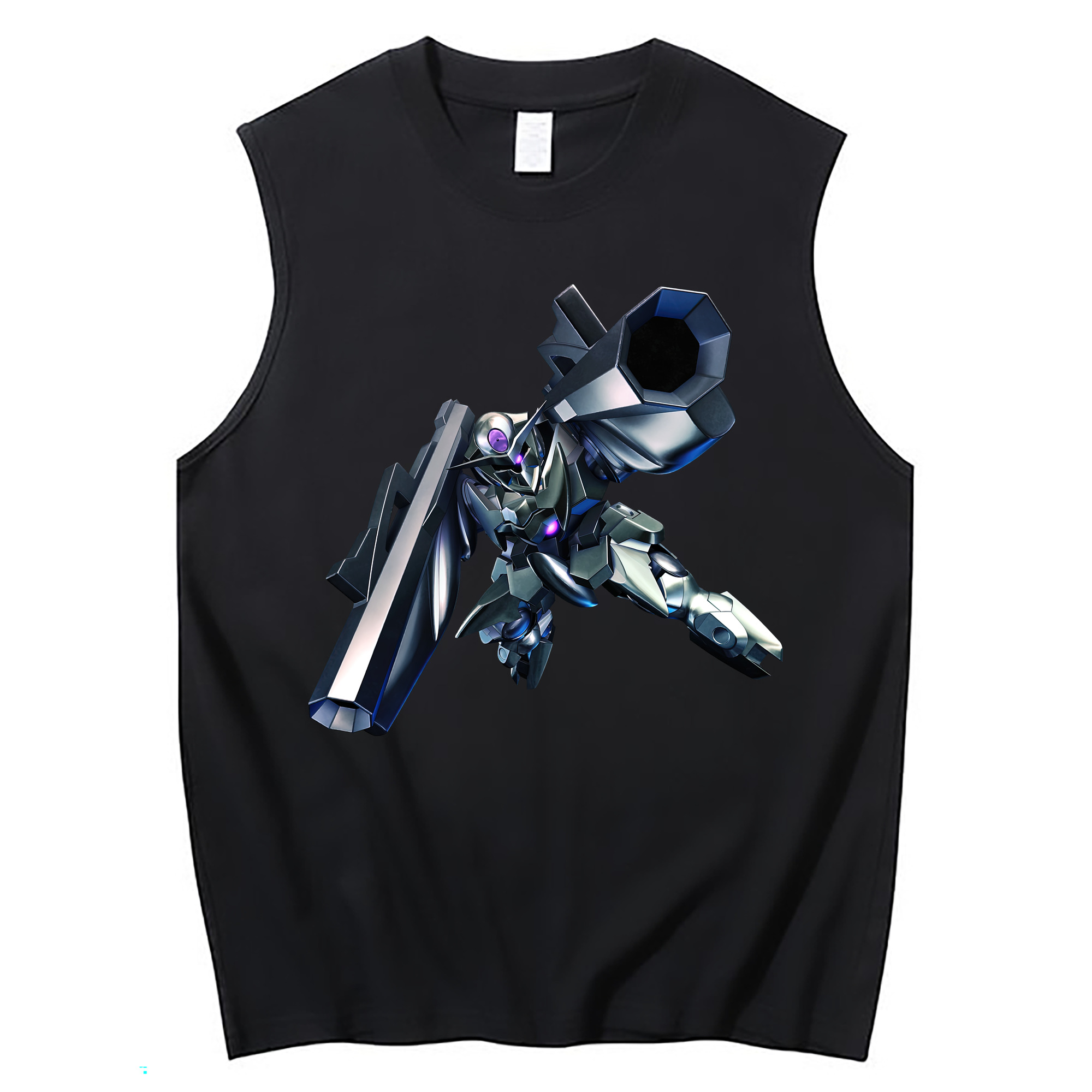（画像用） 機動戦士ガンダム Mobile Suit Gundam コットン100％タンクトップ（フロントプリント）