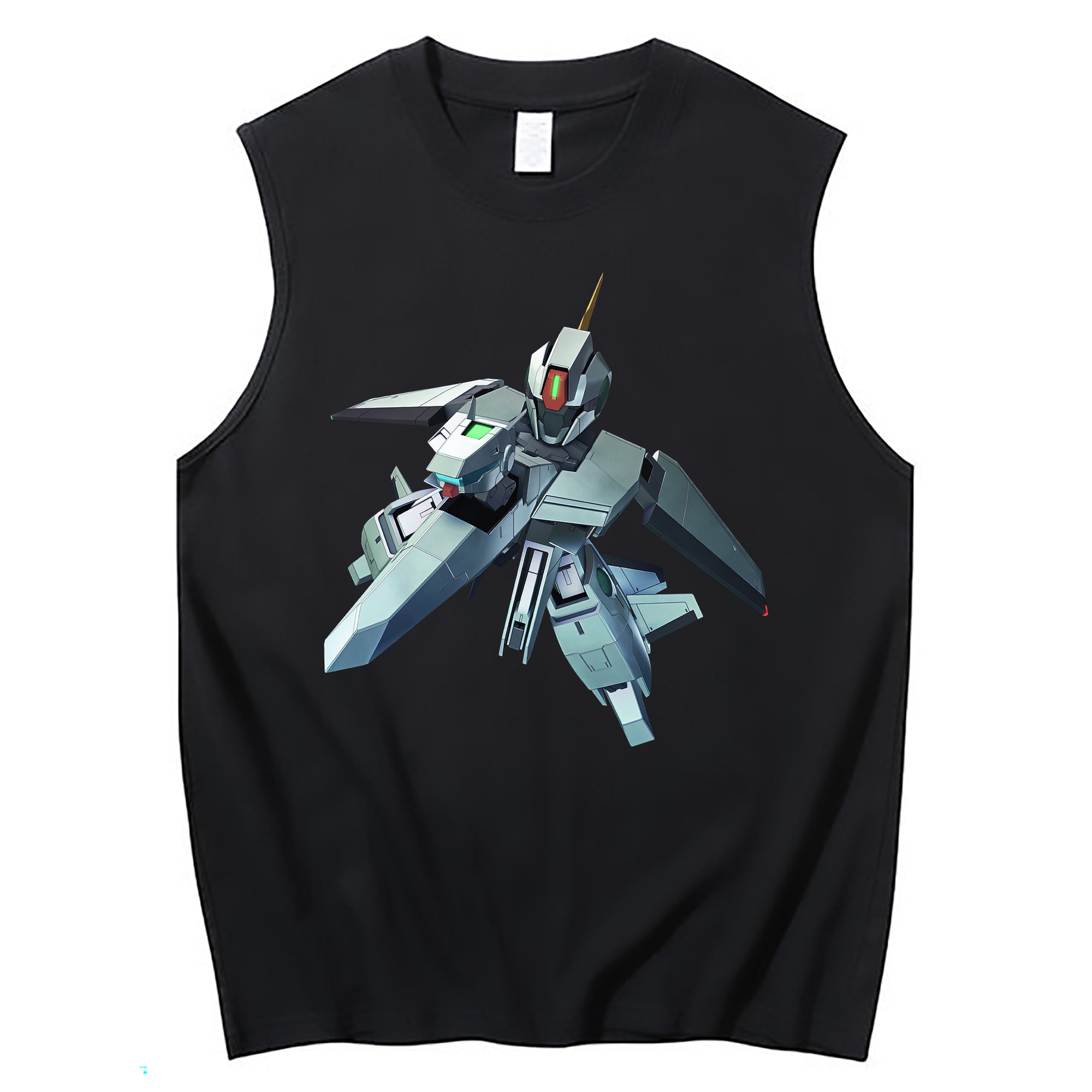 （画像用） 機動戦士ガンダム Mobile Suit Gundam コットン100％タンクトップ（フロントプリント）