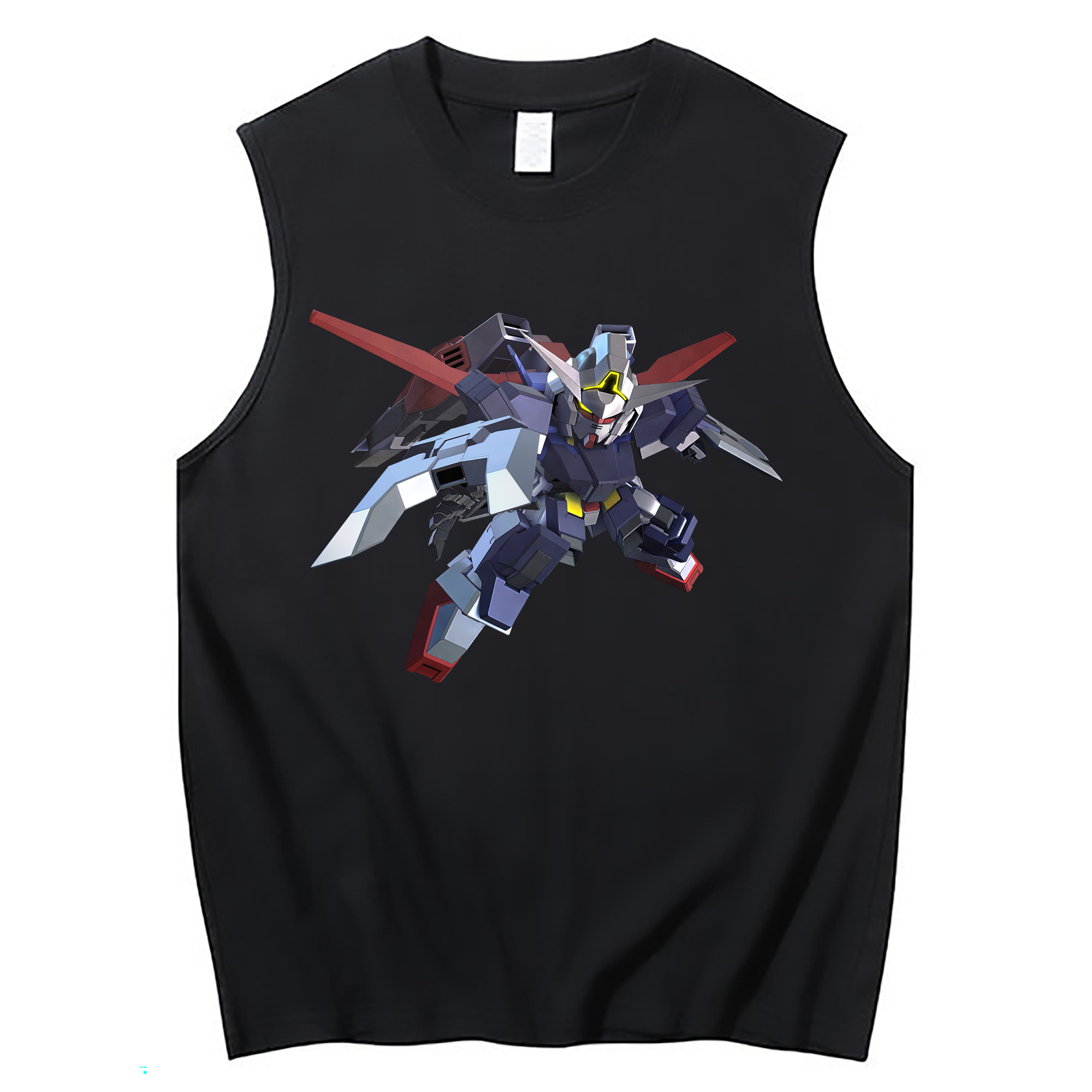 （画像用） 機動戦士ガンダム Mobile Suit Gundam コットン100％タンクトップ（フロントプリント）