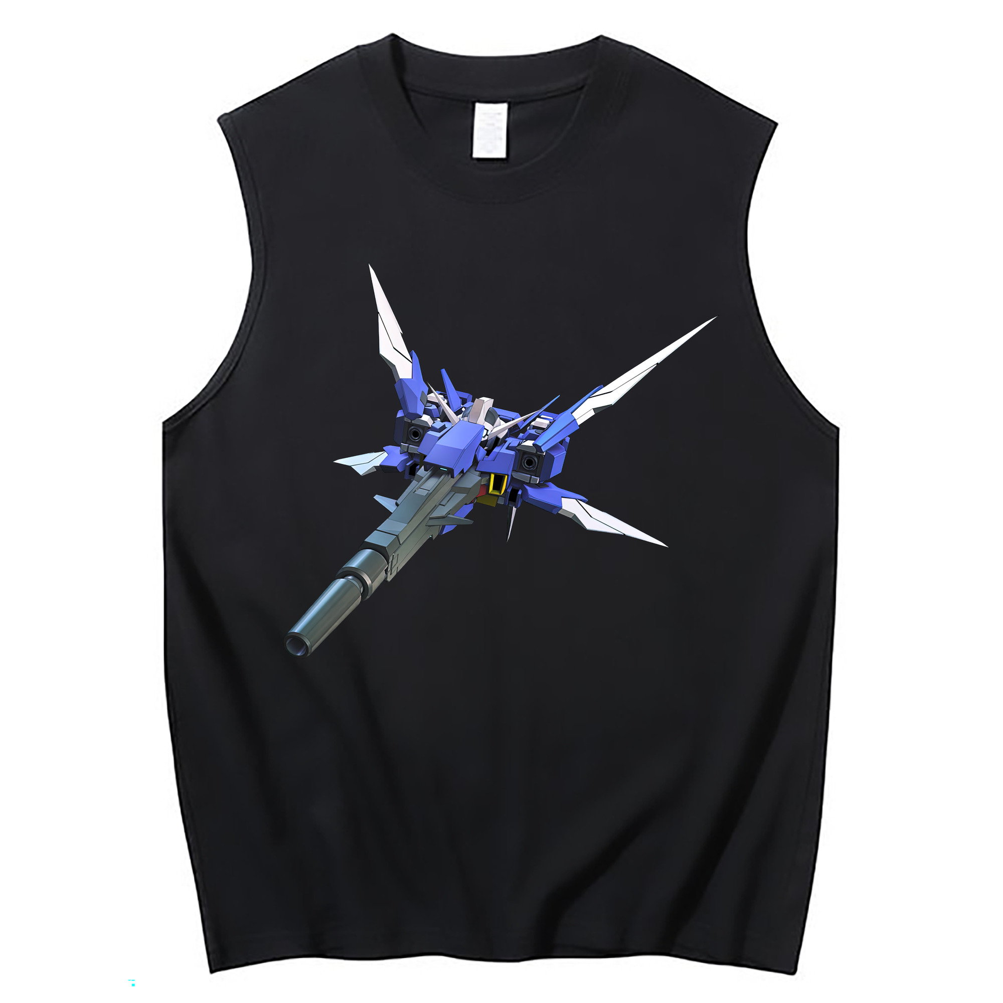 （画像用） 機動戦士ガンダム Mobile Suit Gundam コットン100％タンクトップ（フロントプリント）