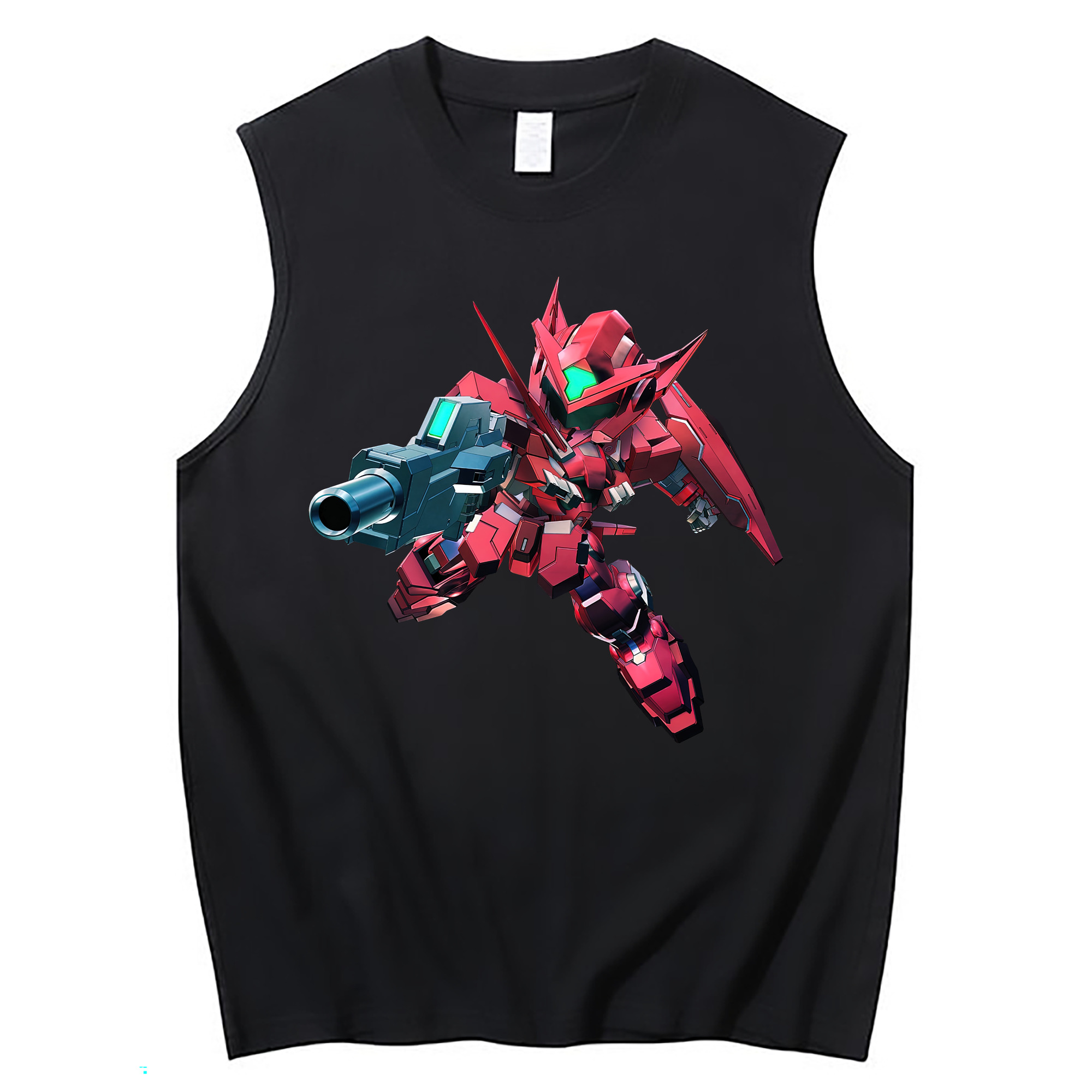 （画像用） 機動戦士ガンダム Mobile Suit Gundam コットン100％タンクトップ（フロントプリント）