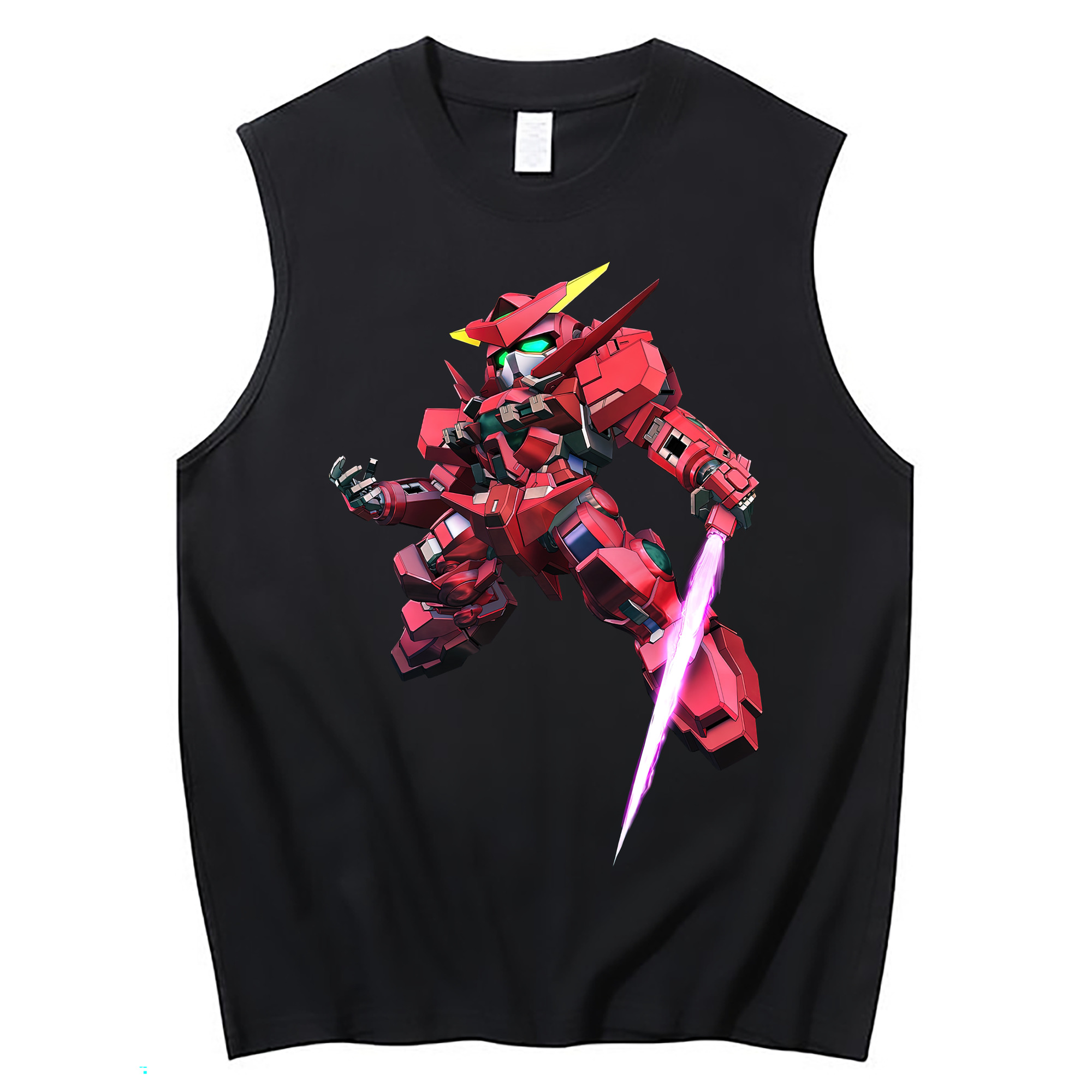 （画像用） 機動戦士ガンダム Mobile Suit Gundam コットン100％タンクトップ（フロントプリント）