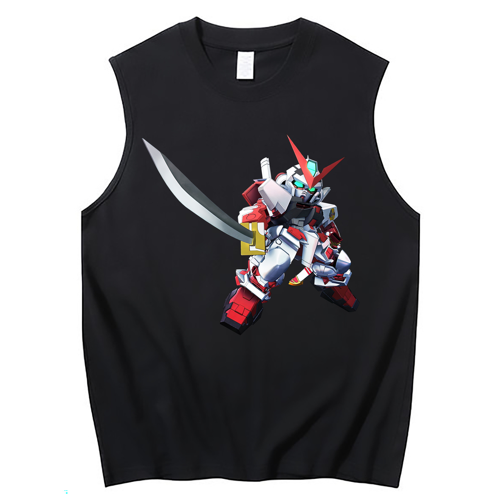 （画像用） 機動戦士ガンダム Mobile Suit Gundam コットン100％タンクトップ（フロントプリント）