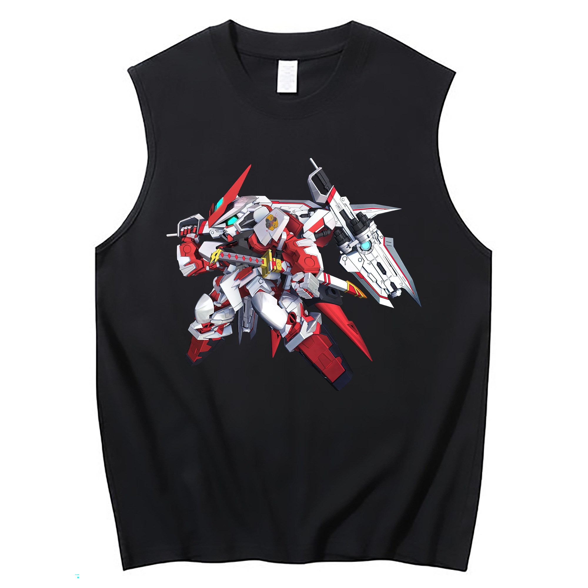 （画像用） 機動戦士ガンダム Mobile Suit Gundam コットン100％タンクトップ（フロントプリント）