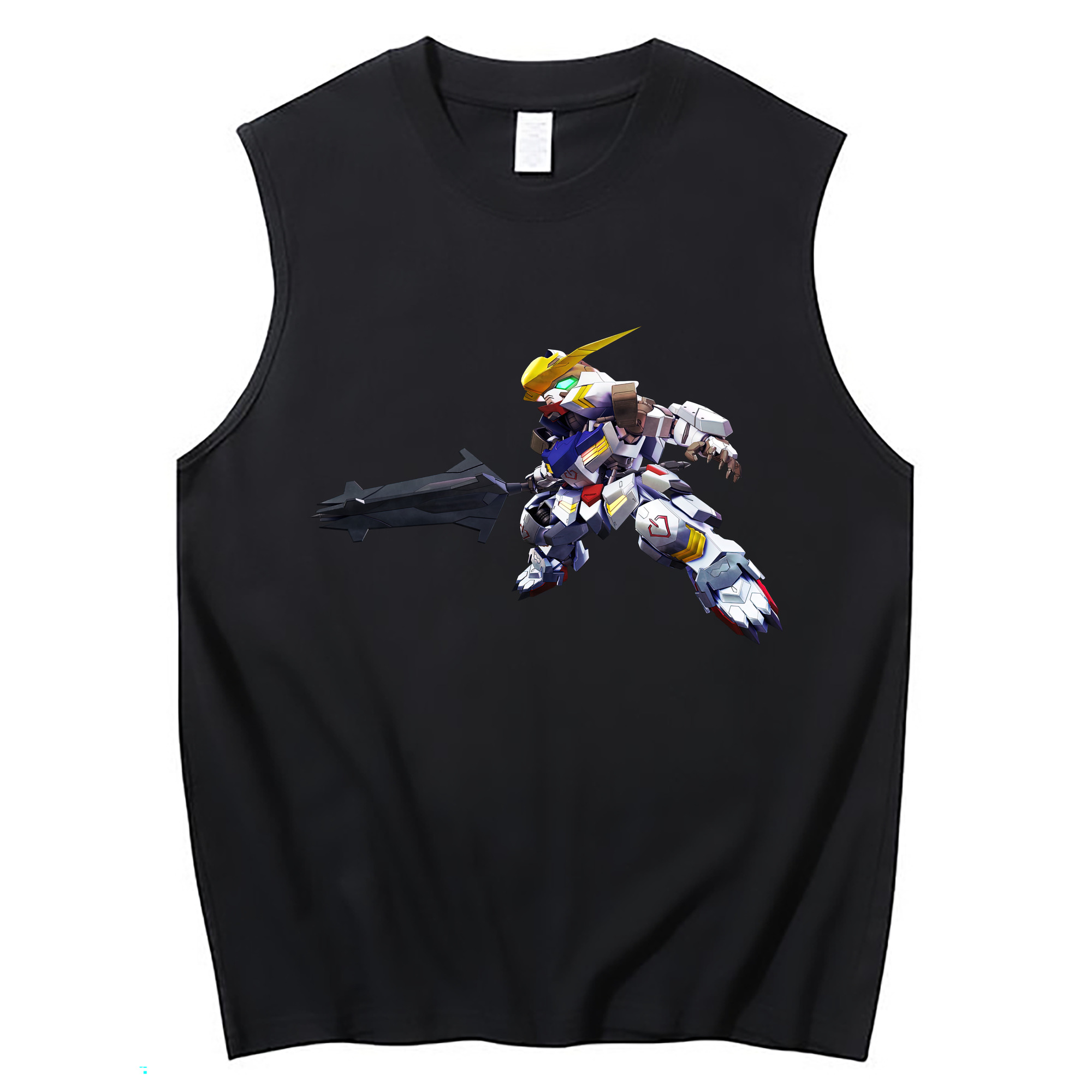 （画像用） 機動戦士ガンダム Mobile Suit Gundam コットン100％タンクトップ（フロントプリント）