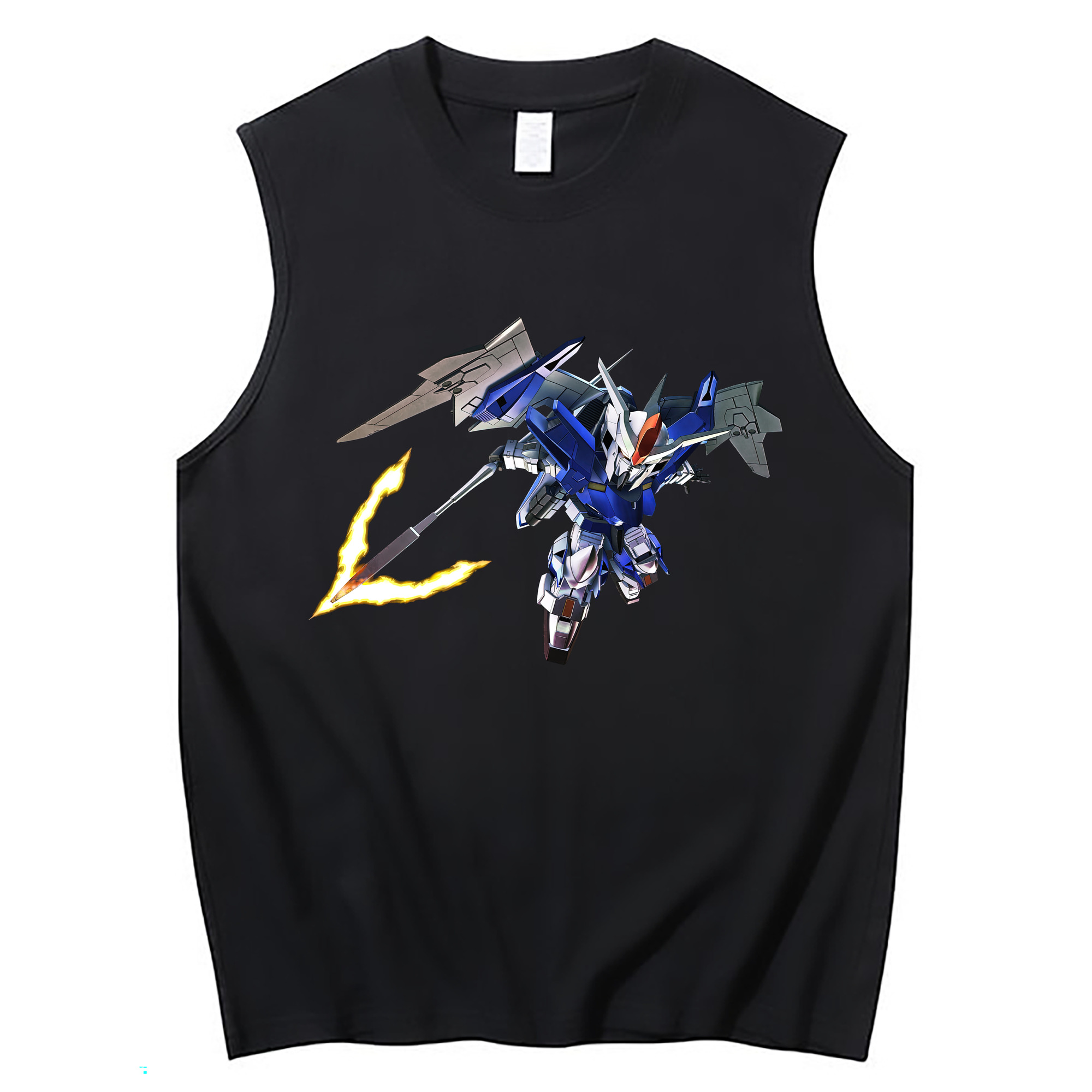 （画像用） 機動戦士ガンダム Mobile Suit Gundam コットン100％タンクトップ（フロントプリント）