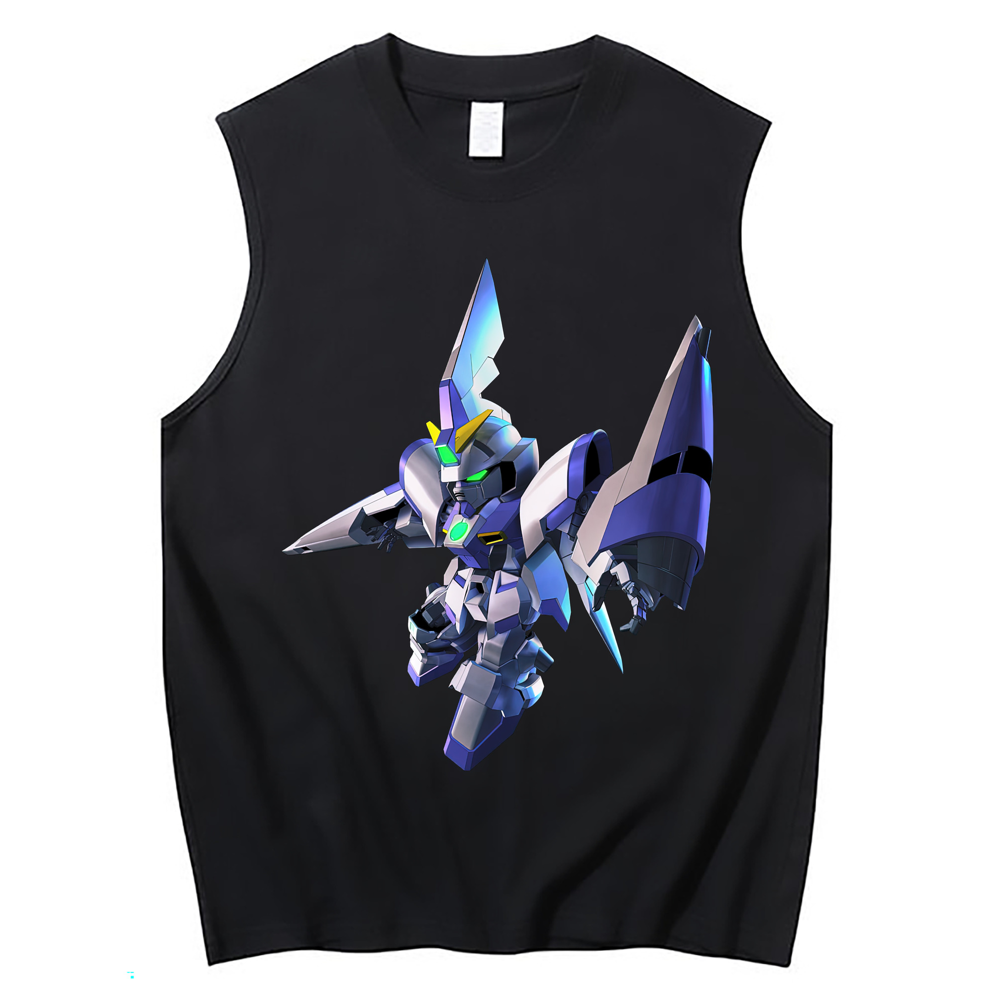（画像用） 機動戦士ガンダム Mobile Suit Gundam コットン100％タンクトップ（フロントプリント）