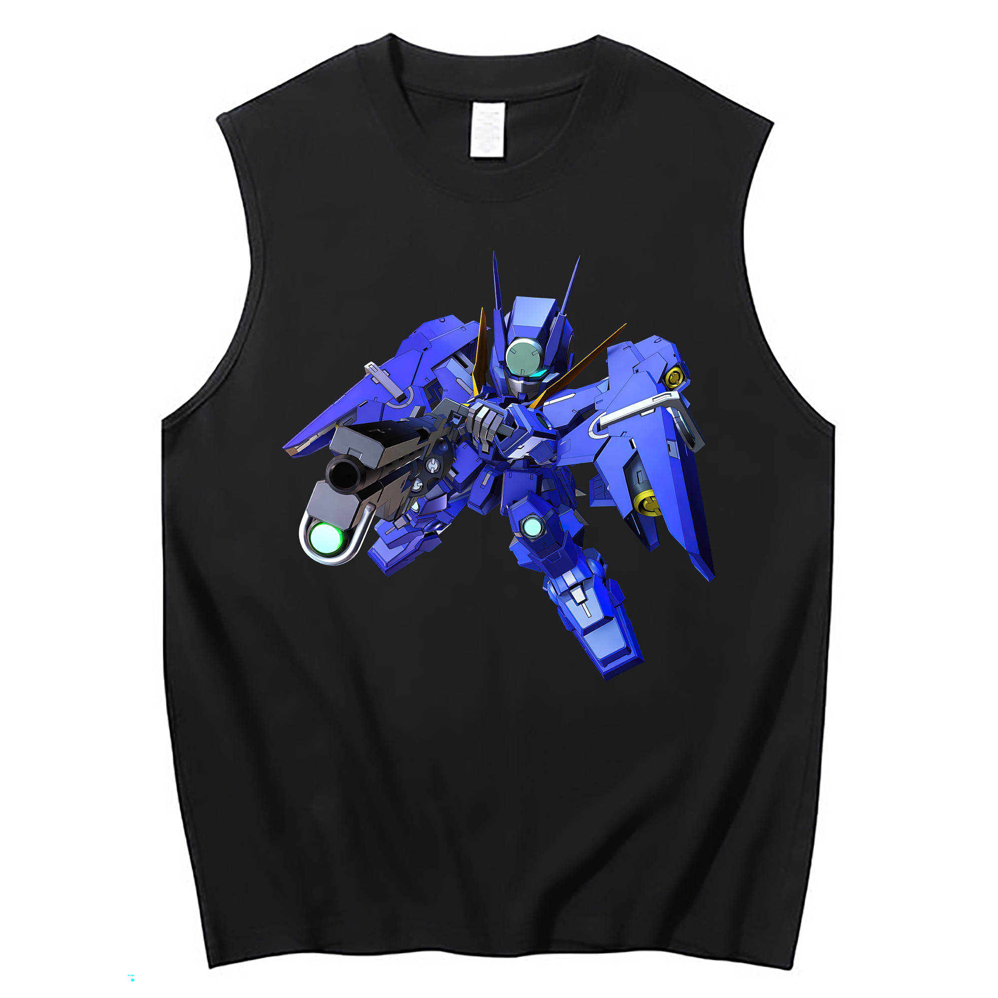 （画像用） 機動戦士ガンダム Mobile Suit Gundam コットン100％タンクトップ（フロントプリント）