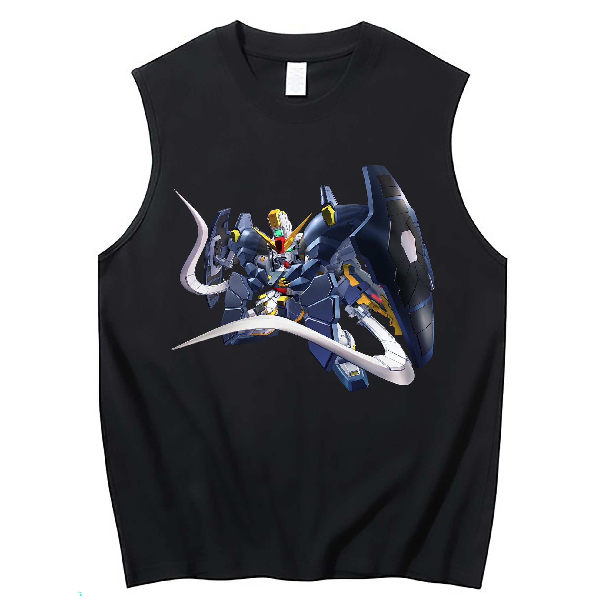 （画像用） 機動戦士ガンダム Mobile Suit Gundam コットン100％タンクトップ（フロントプリント）