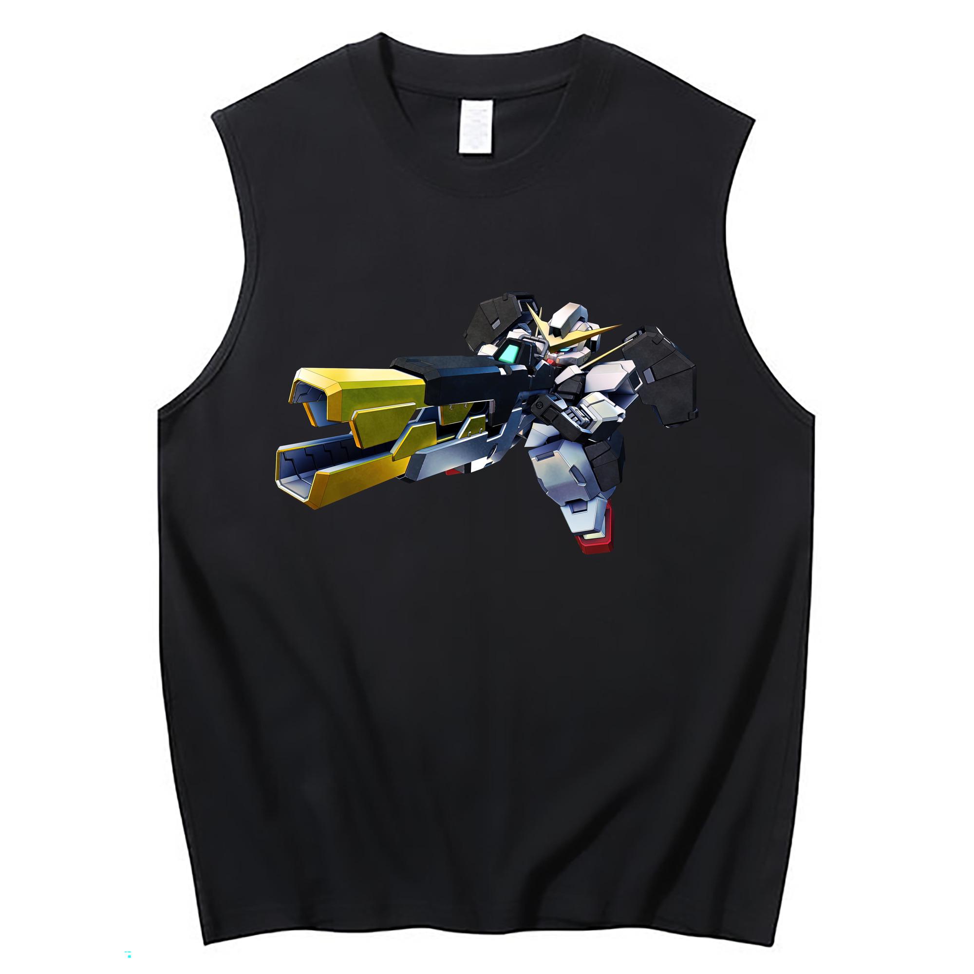 （画像用） 機動戦士ガンダム Mobile Suit Gundam コットン100％タンクトップ（フロントプリント）