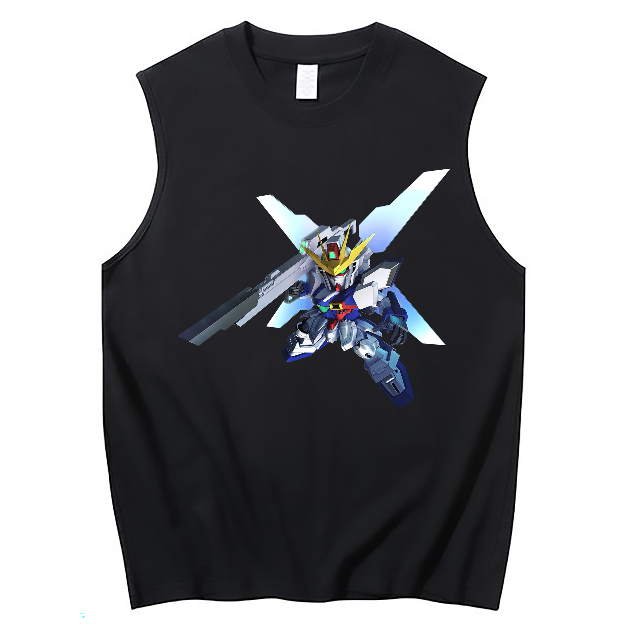 （画像用） 機動戦士ガンダム Mobile Suit Gundam コットン100％タンクトップ（フロントプリント）