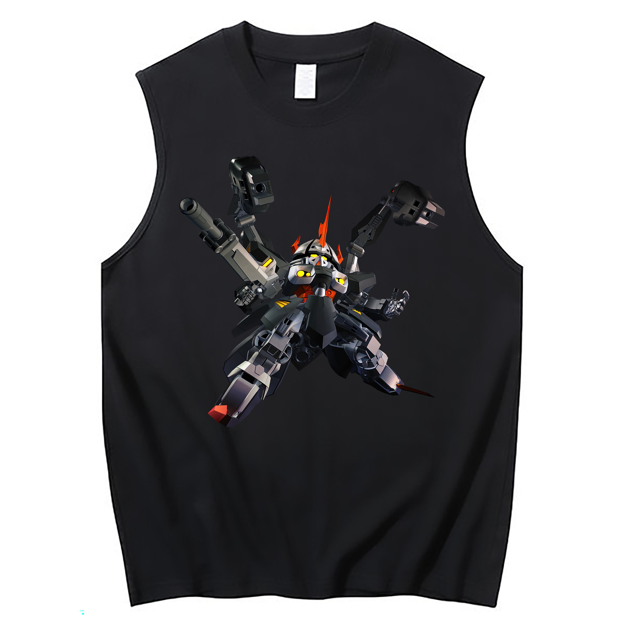 （画像用） 機動戦士ガンダム Mobile Suit Gundam コットン100％タンクトップ（フロントプリント）