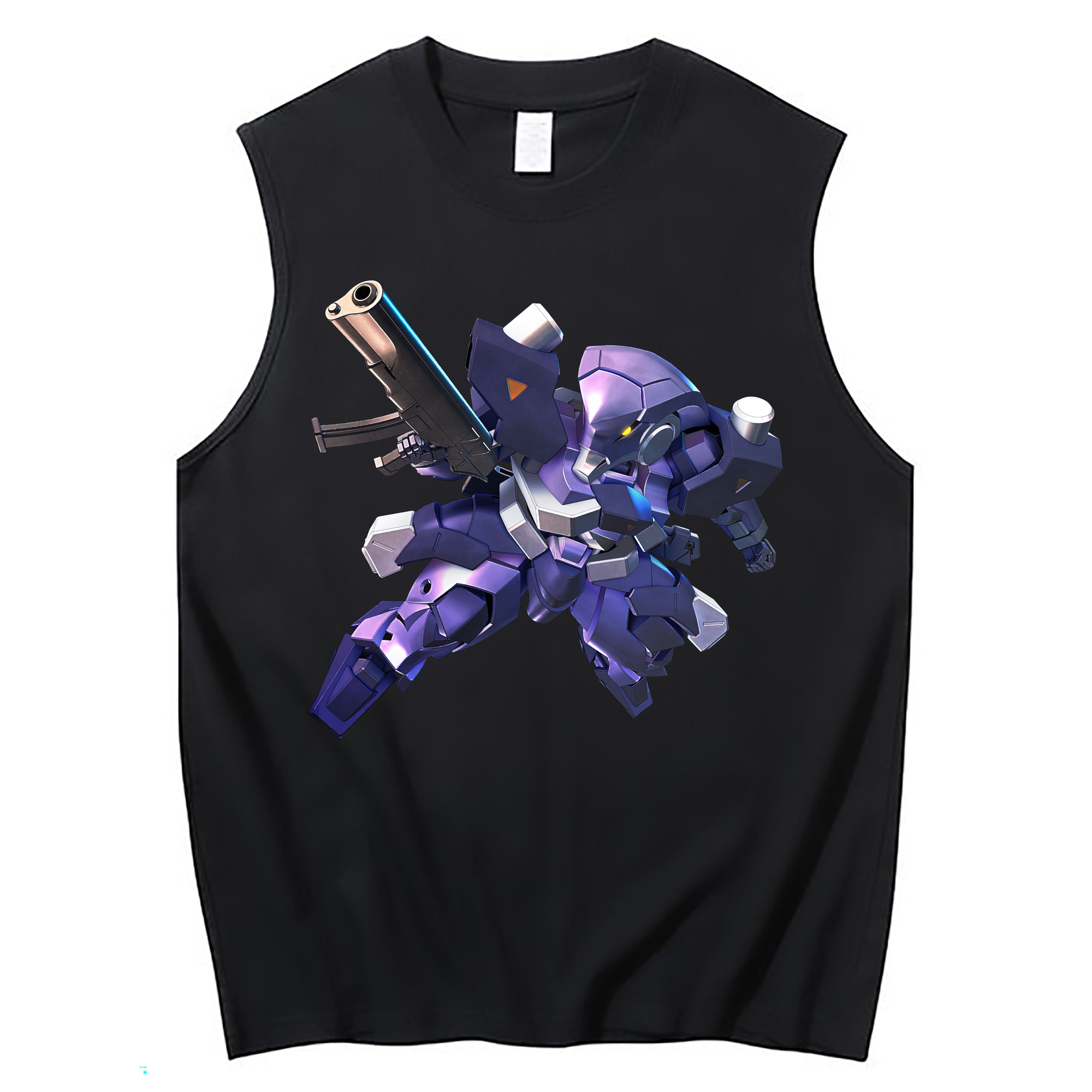 （画像用） 機動戦士ガンダム Mobile Suit Gundam コットン100％タンクトップ（フロントプリント）