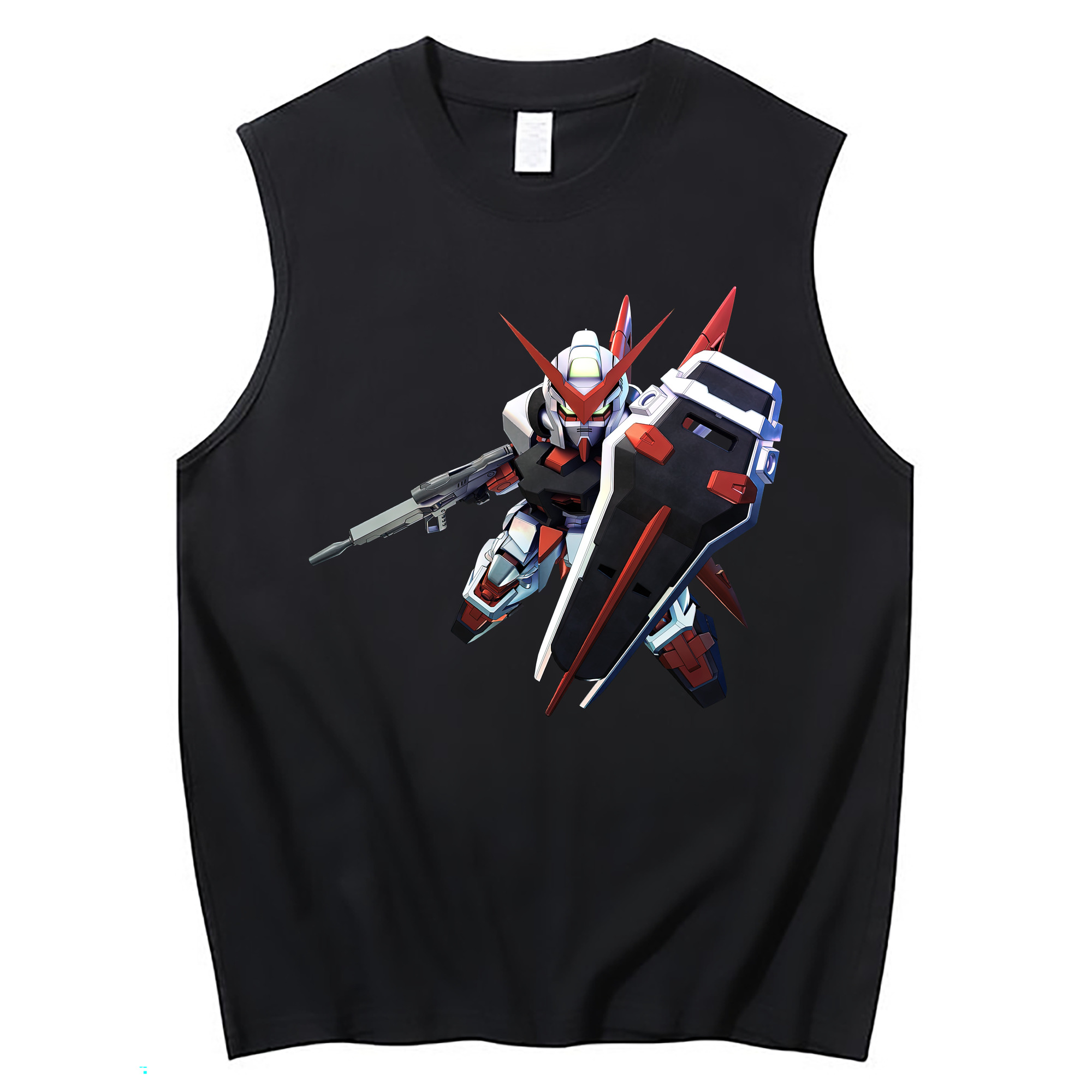 （画像用） 機動戦士ガンダム Mobile Suit Gundam コットン100％タンクトップ（フロントプリント）