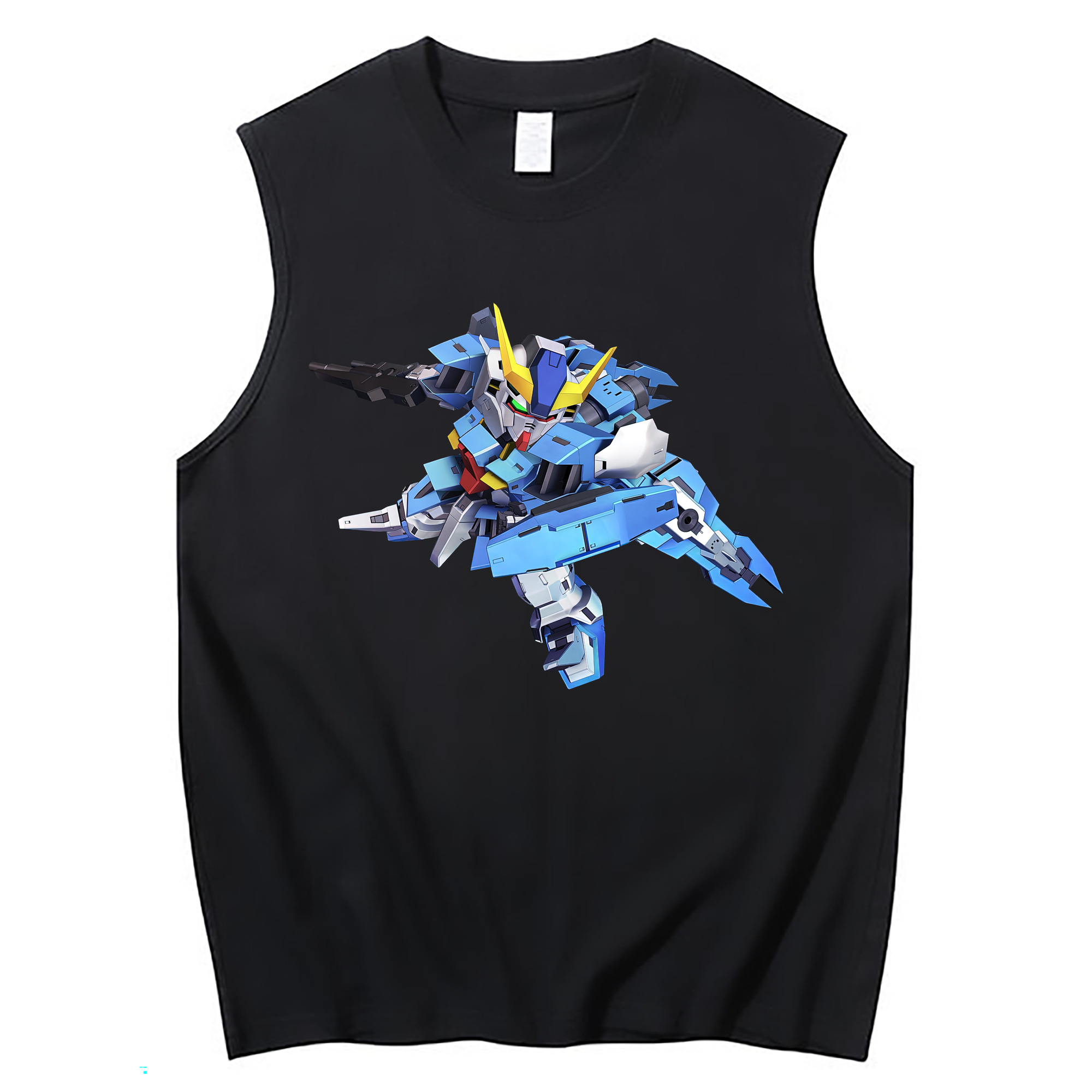 （画像用） 機動戦士ガンダム Mobile Suit Gundam コットン100％タンクトップ（フロントプリント）