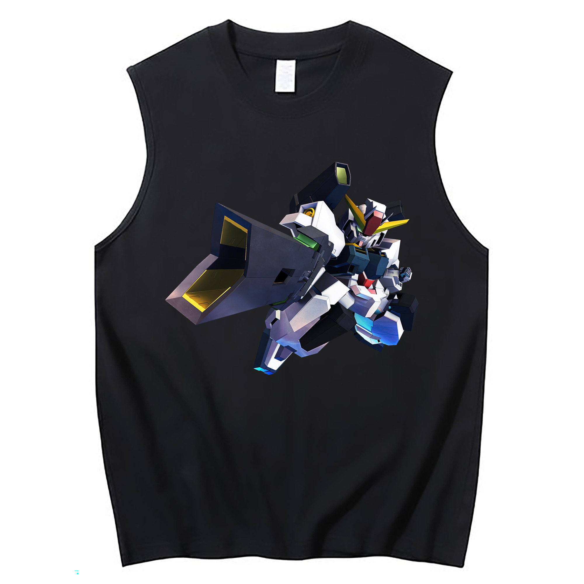 （画像用） 機動戦士ガンダム Mobile Suit Gundam コットン100％タンクトップ（フロントプリント）