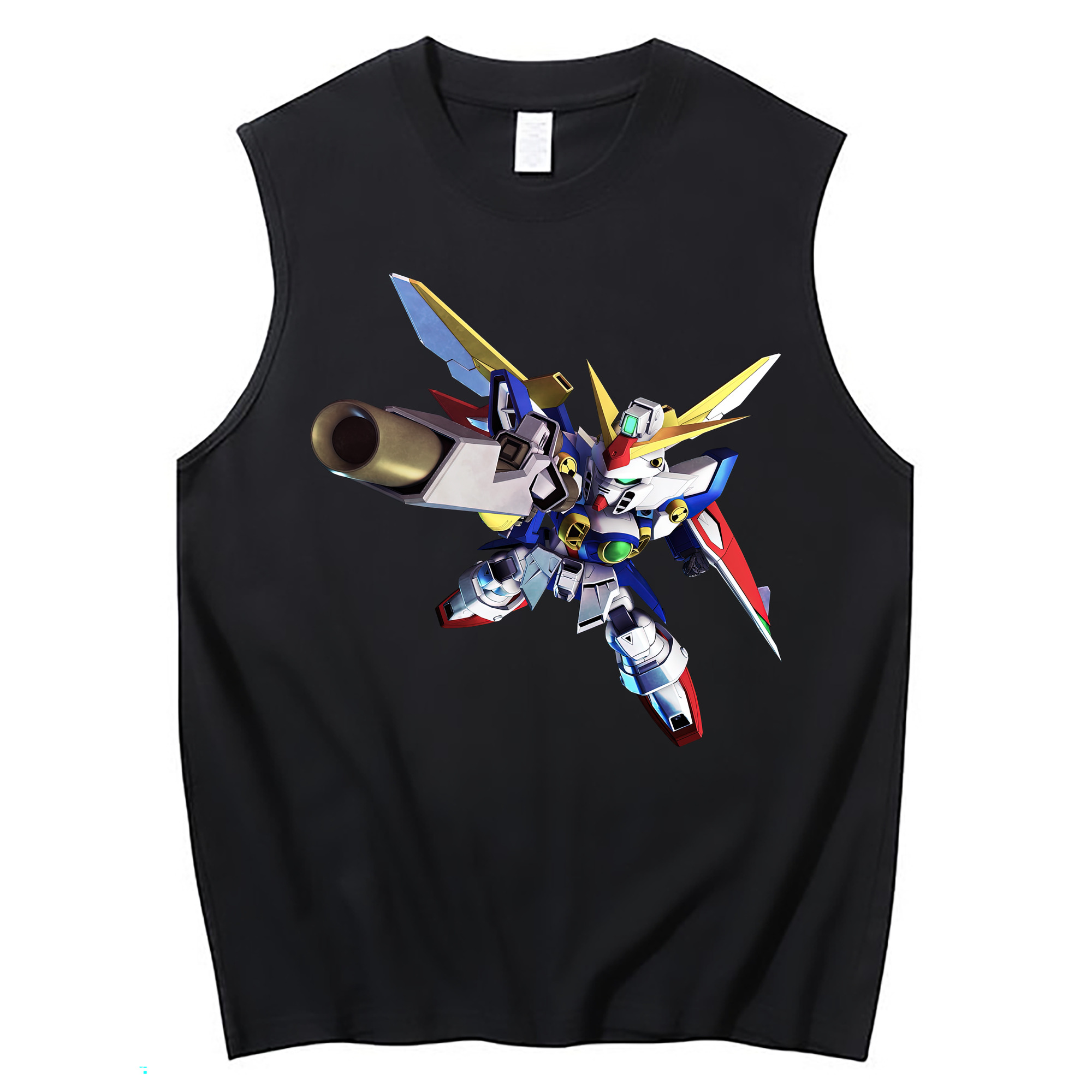 （画像用） 機動戦士ガンダム Mobile Suit Gundam コットン100％タンクトップ（フロントプリント）