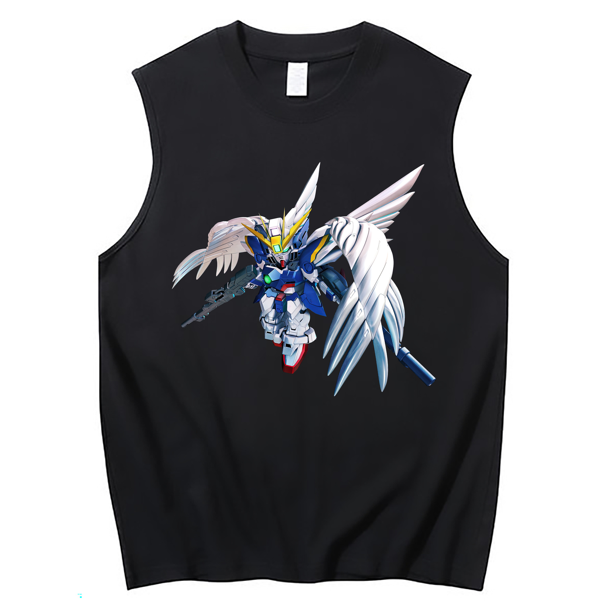 （画像用） 機動戦士ガンダム Mobile Suit Gundam コットン100％タンクトップ（フロントプリント）