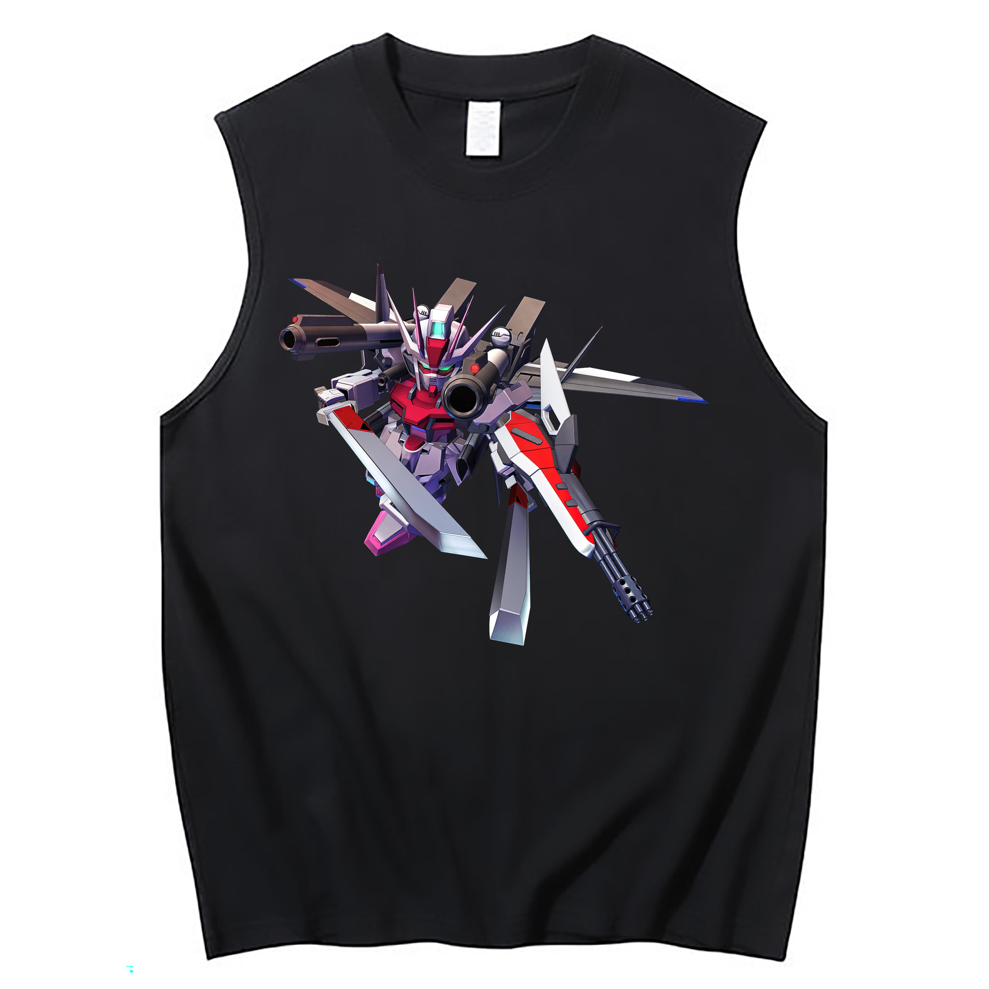 （画像用） 機動戦士ガンダム Mobile Suit Gundam コットン100％タンクトップ（フロントプリント）