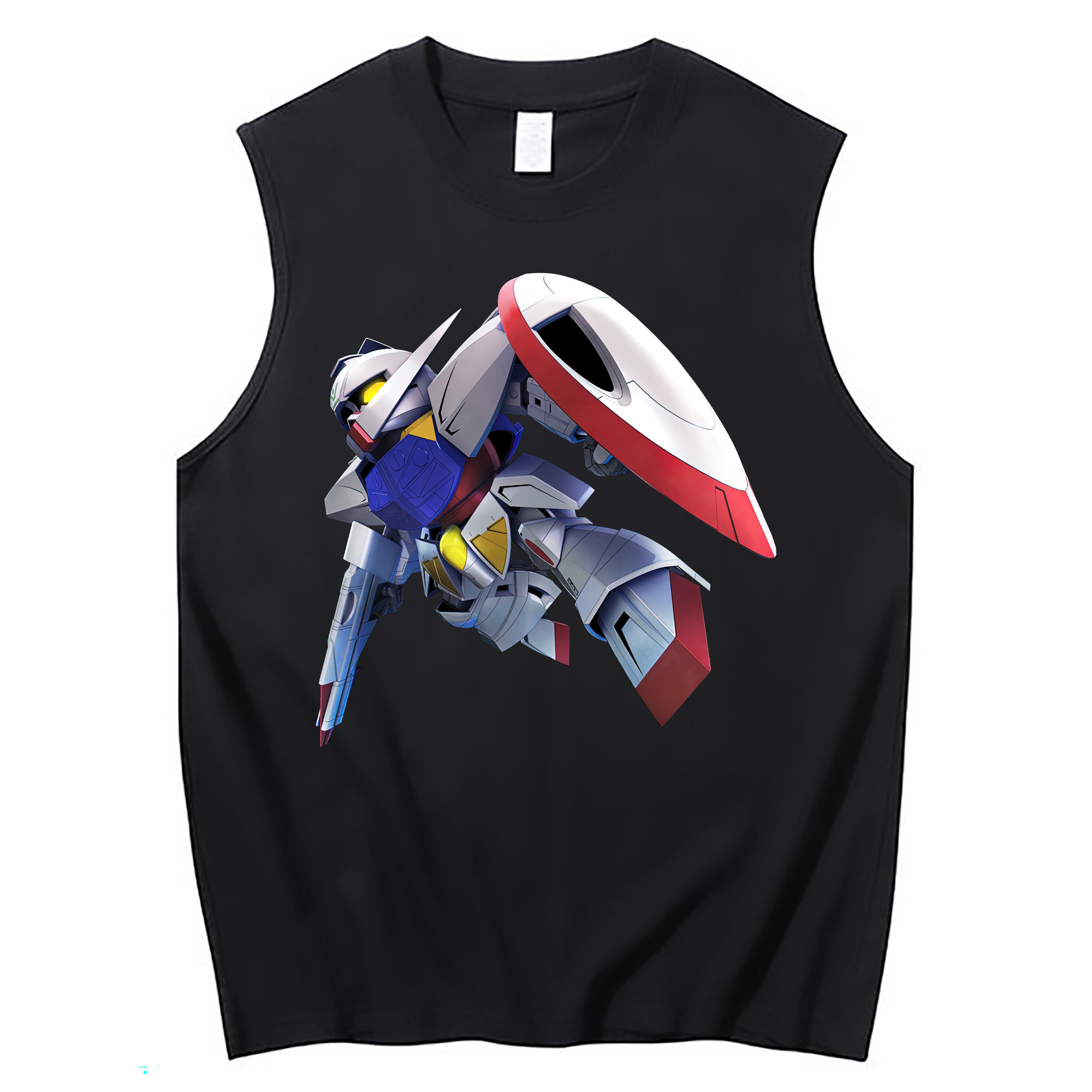 （画像用） 機動戦士ガンダム Mobile Suit Gundam コットン100％タンクトップ（フロントプリント）