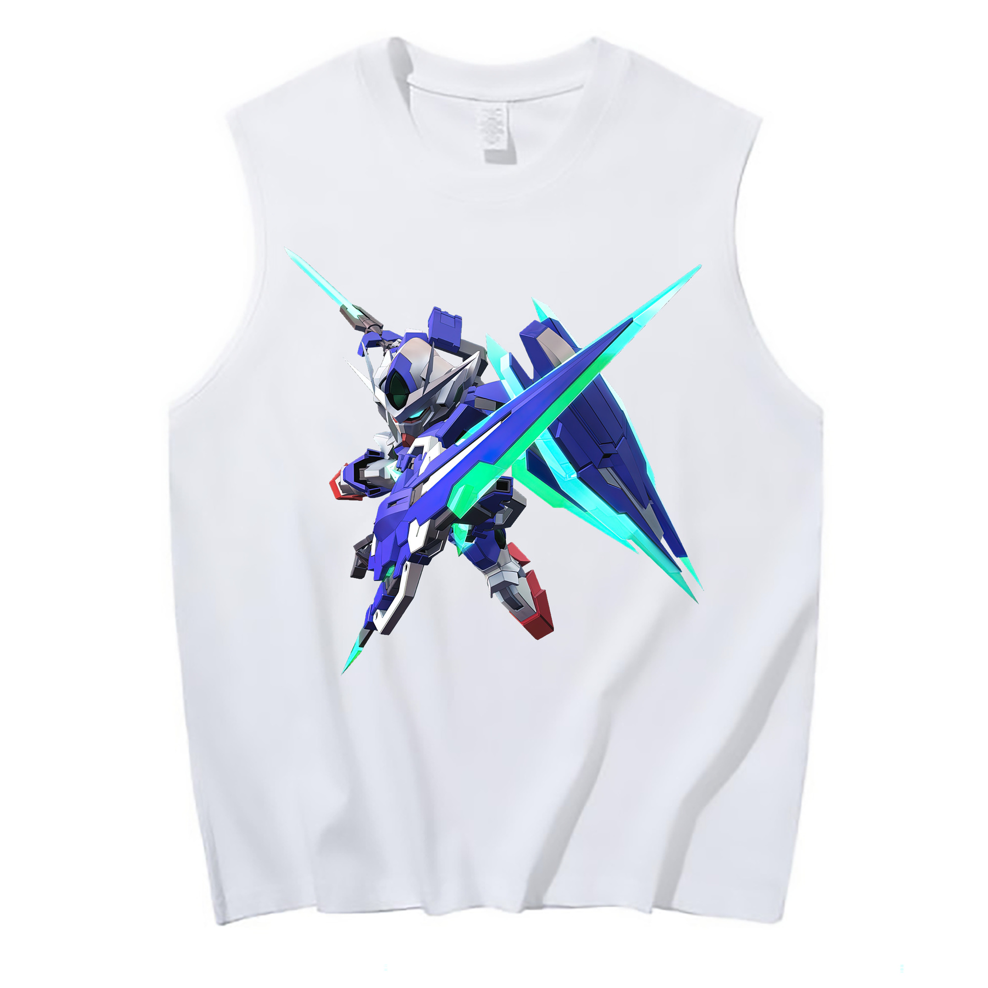 （画像用） 機動戦士ガンダム Mobile Suit Gundam コットン100％タンクトップ（フロントプリント）