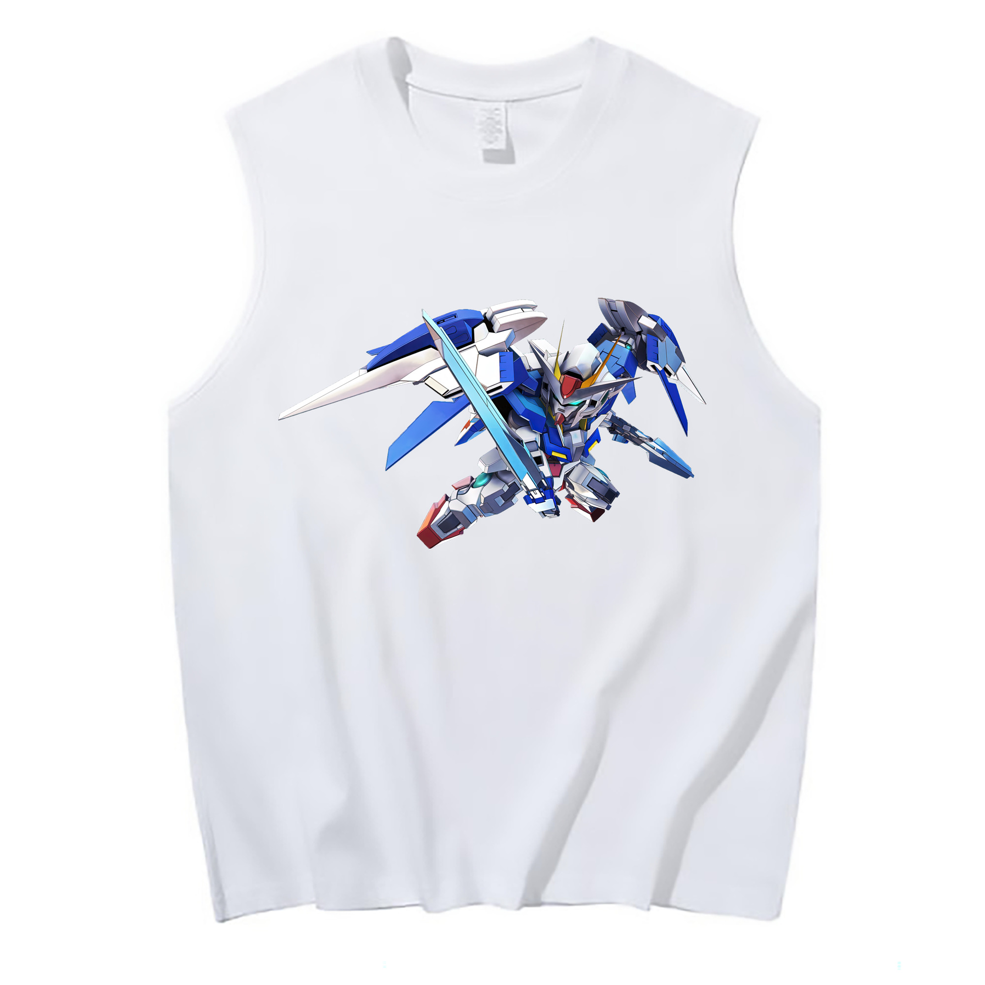 （画像用） 機動戦士ガンダム Mobile Suit Gundam コットン100％タンクトップ（フロントプリント）