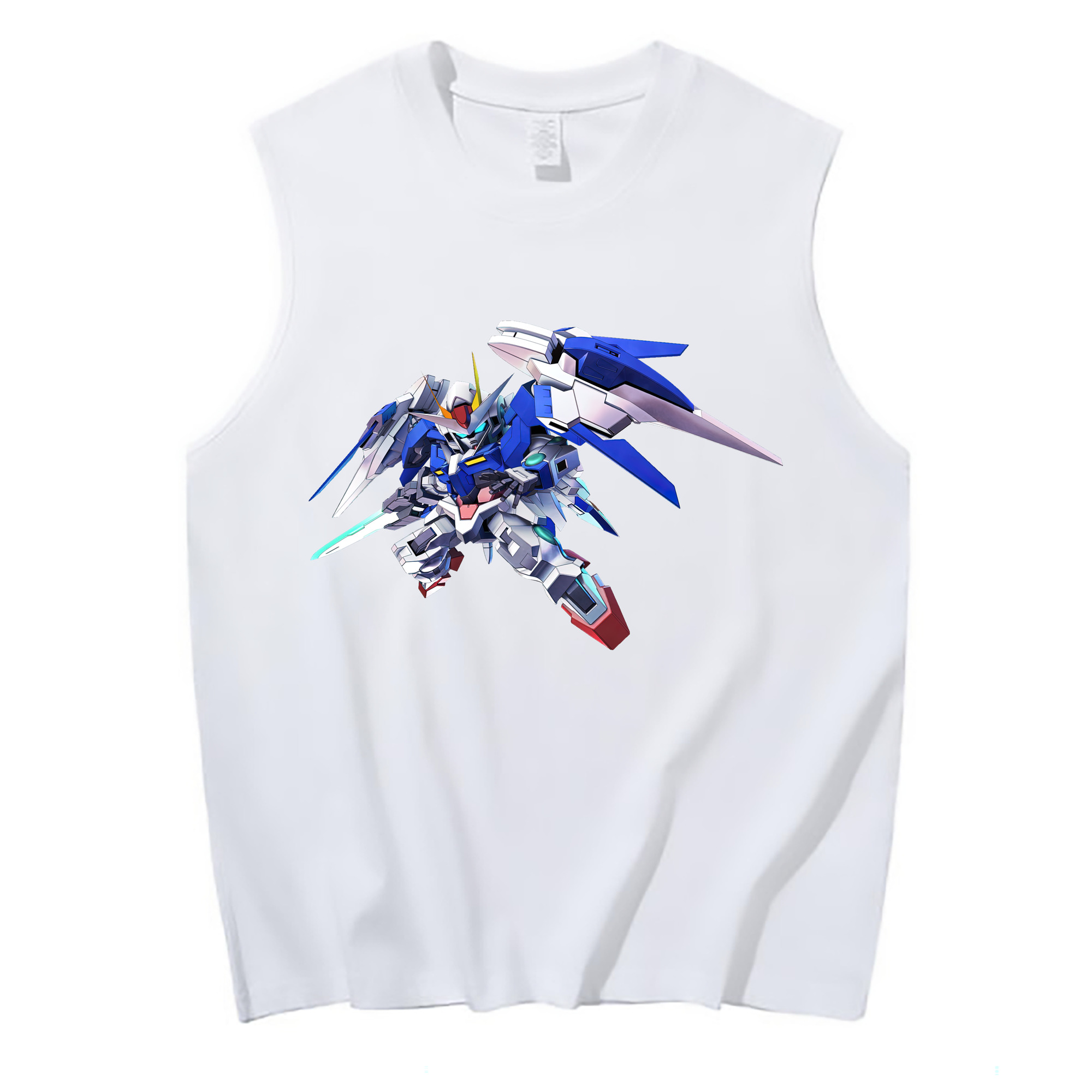 （画像用） 機動戦士ガンダム Mobile Suit Gundam コットン100％タンクトップ（フロントプリント）