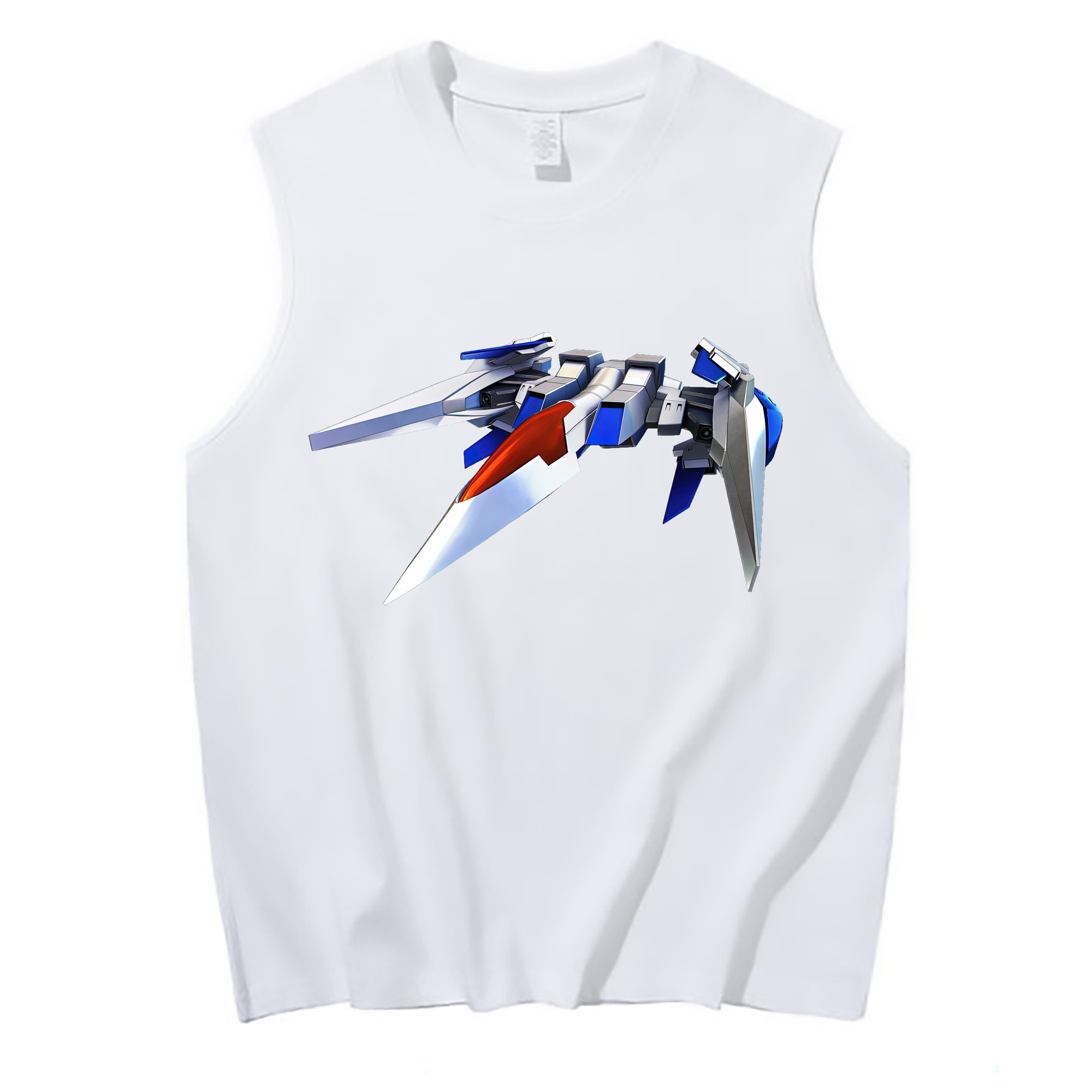 （画像用） 機動戦士ガンダム Mobile Suit Gundam コットン100％タンクトップ（フロントプリント）