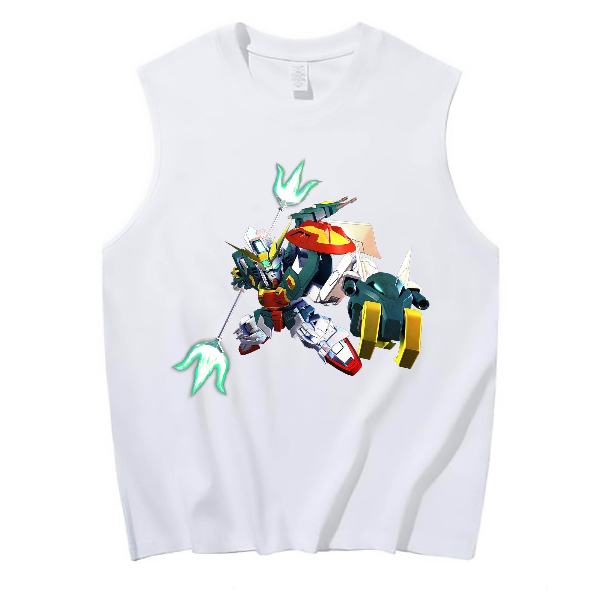 （画像用） 機動戦士ガンダム Mobile Suit Gundam コットン100％タンクトップ（フロントプリント）