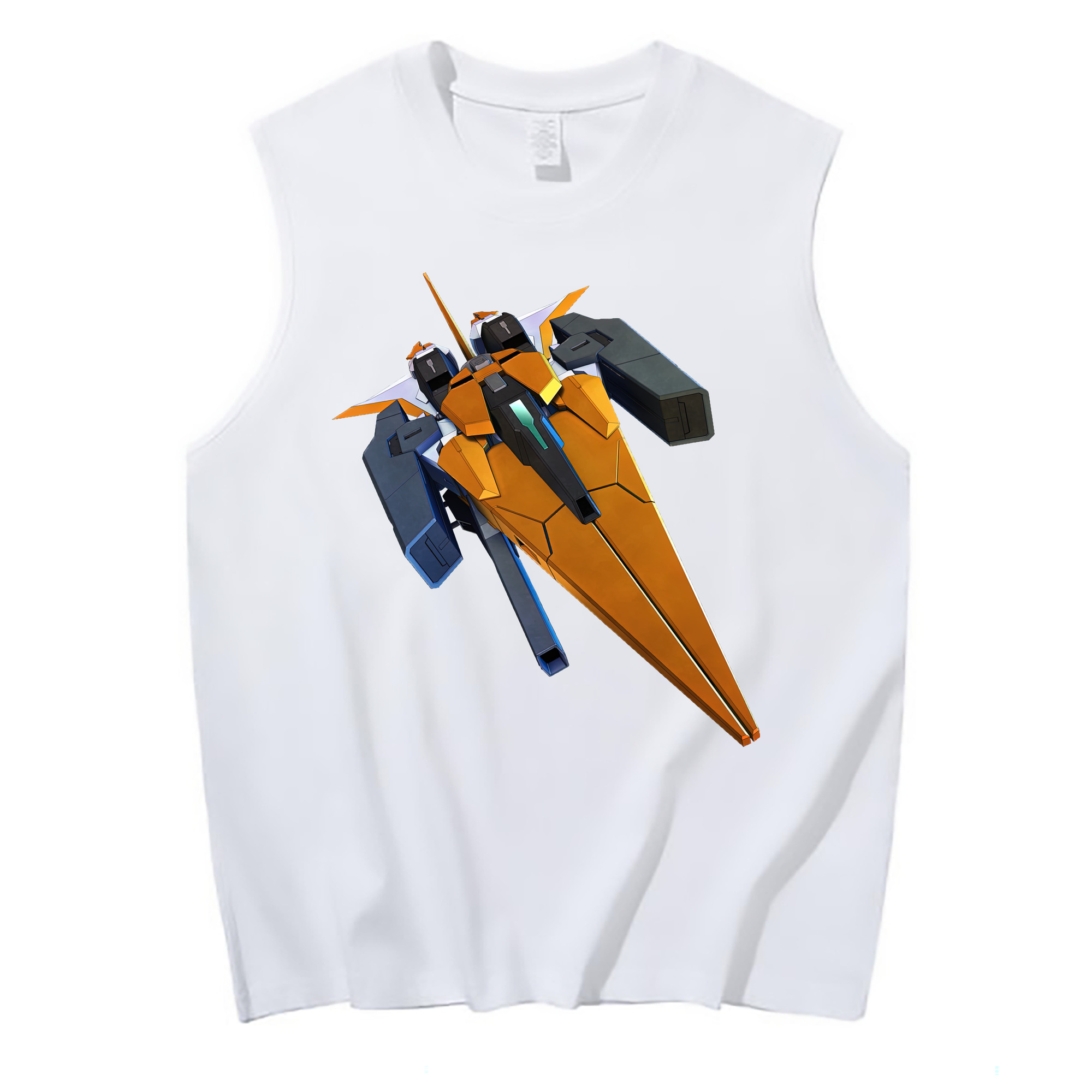 （画像用） 機動戦士ガンダム Mobile Suit Gundam コットン100％タンクトップ（フロントプリント）