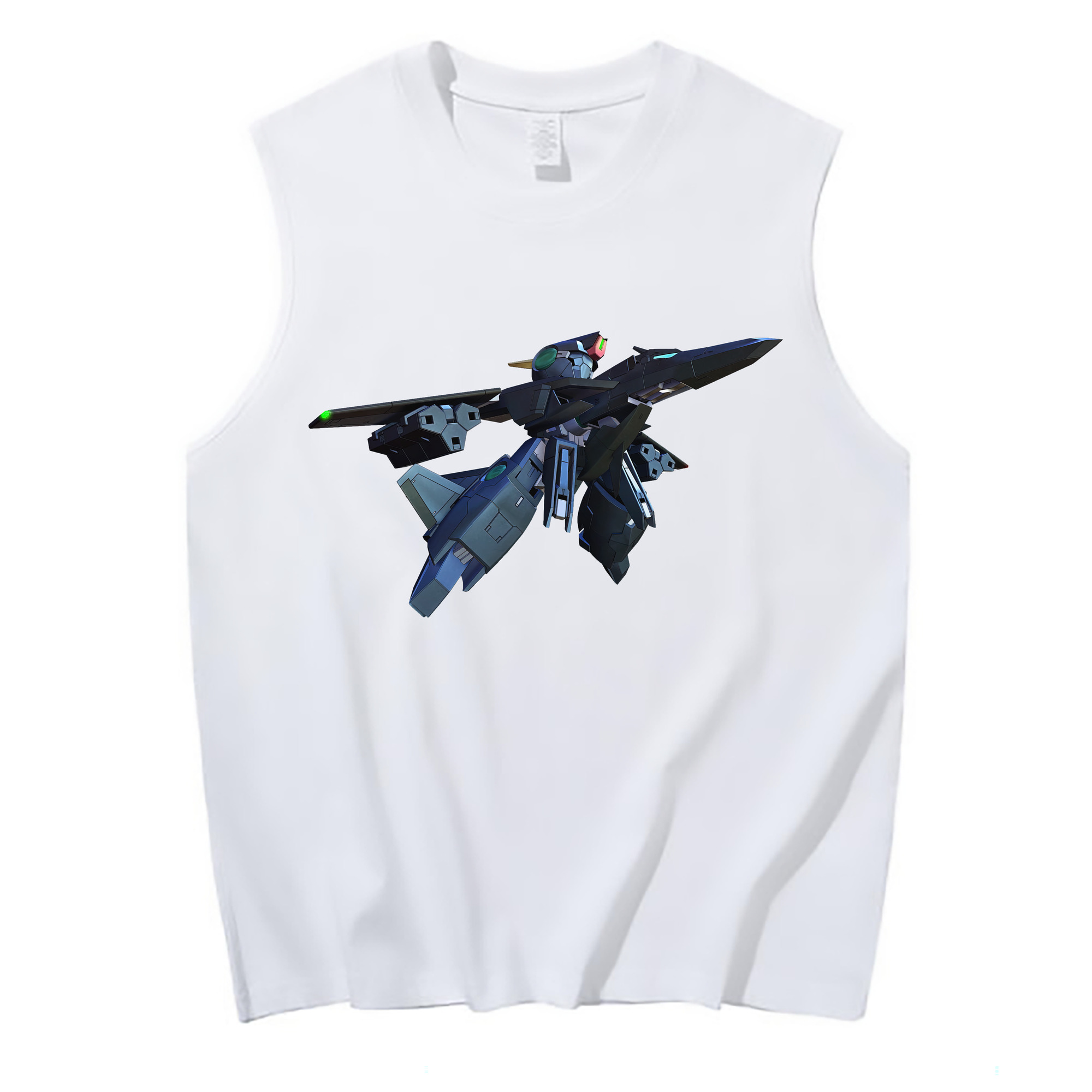 （画像用） 機動戦士ガンダム Mobile Suit Gundam コットン100％タンクトップ（フロントプリント）