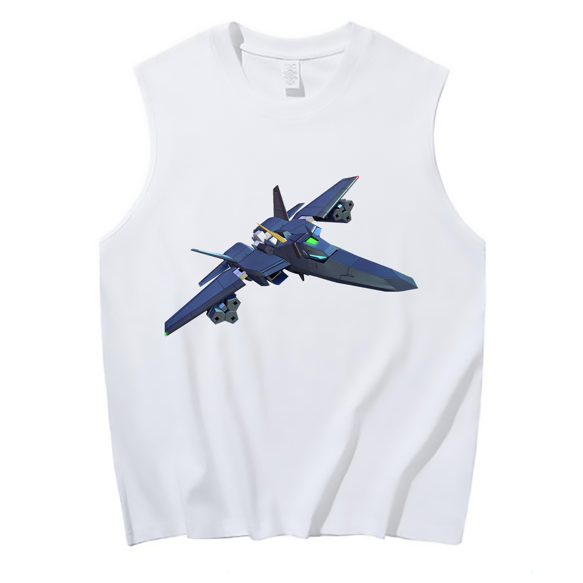 （画像用） 機動戦士ガンダム Mobile Suit Gundam コットン100％タンクトップ（フロントプリント）
